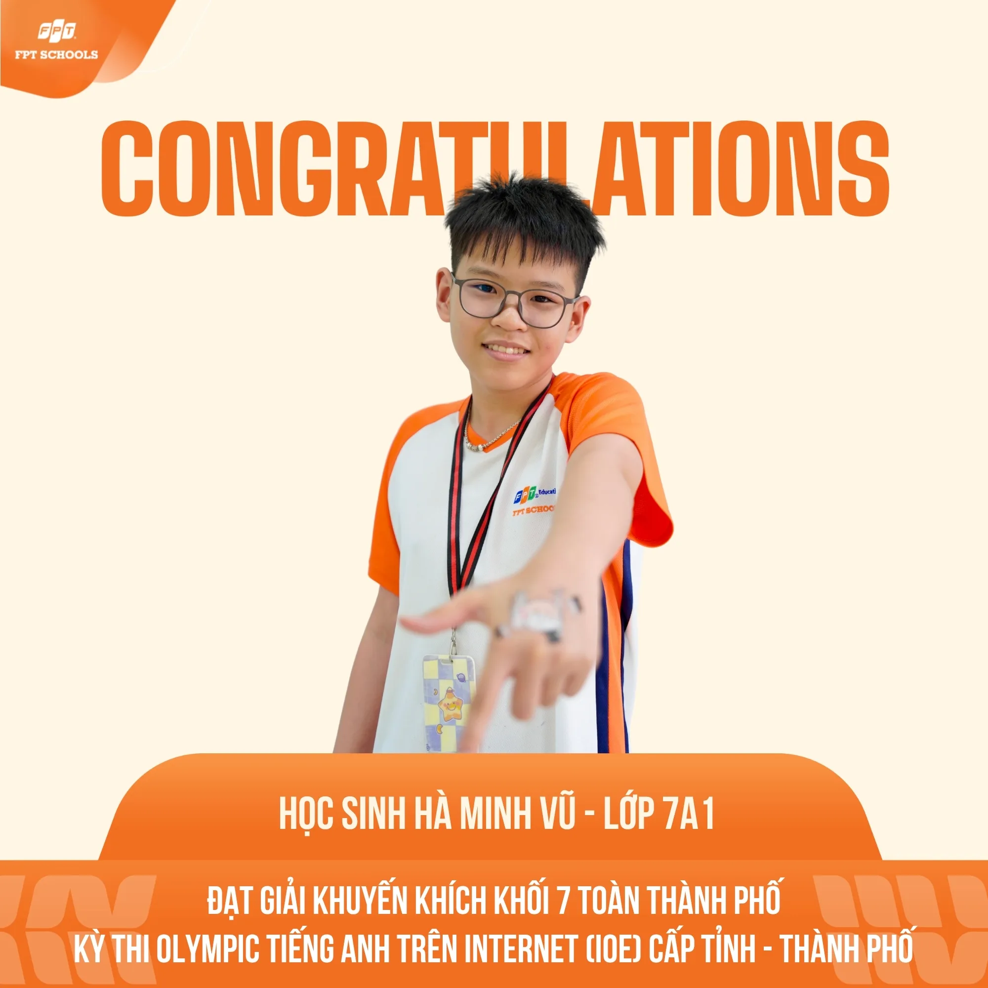 FPT School Hải Phòng “bội thu” với 21 giải thưởng tại Kỳ thi IOE cấp Tỉnh - Thành phố - FPT Education Học sinh FPT School Hải Phòng xuất sắc tại Kỳ thi IOE cấp Tỉnh - Thành phố