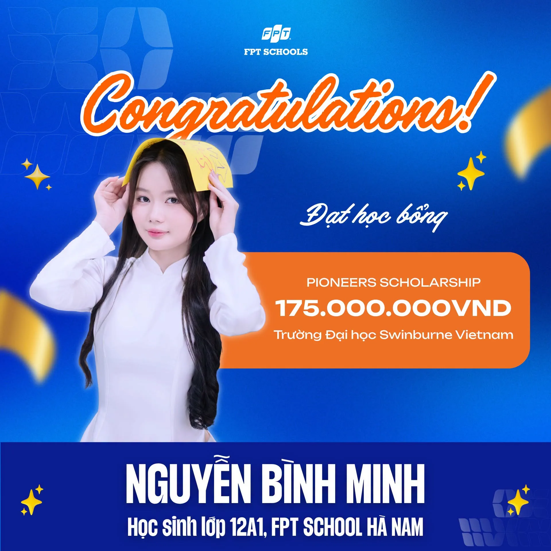 Học sinh FPT School Hà Nam chinh phục nhiều suất học bổng giá trị từ các trường đại học uy tín năm học 2026-2027 | FPT Schools
