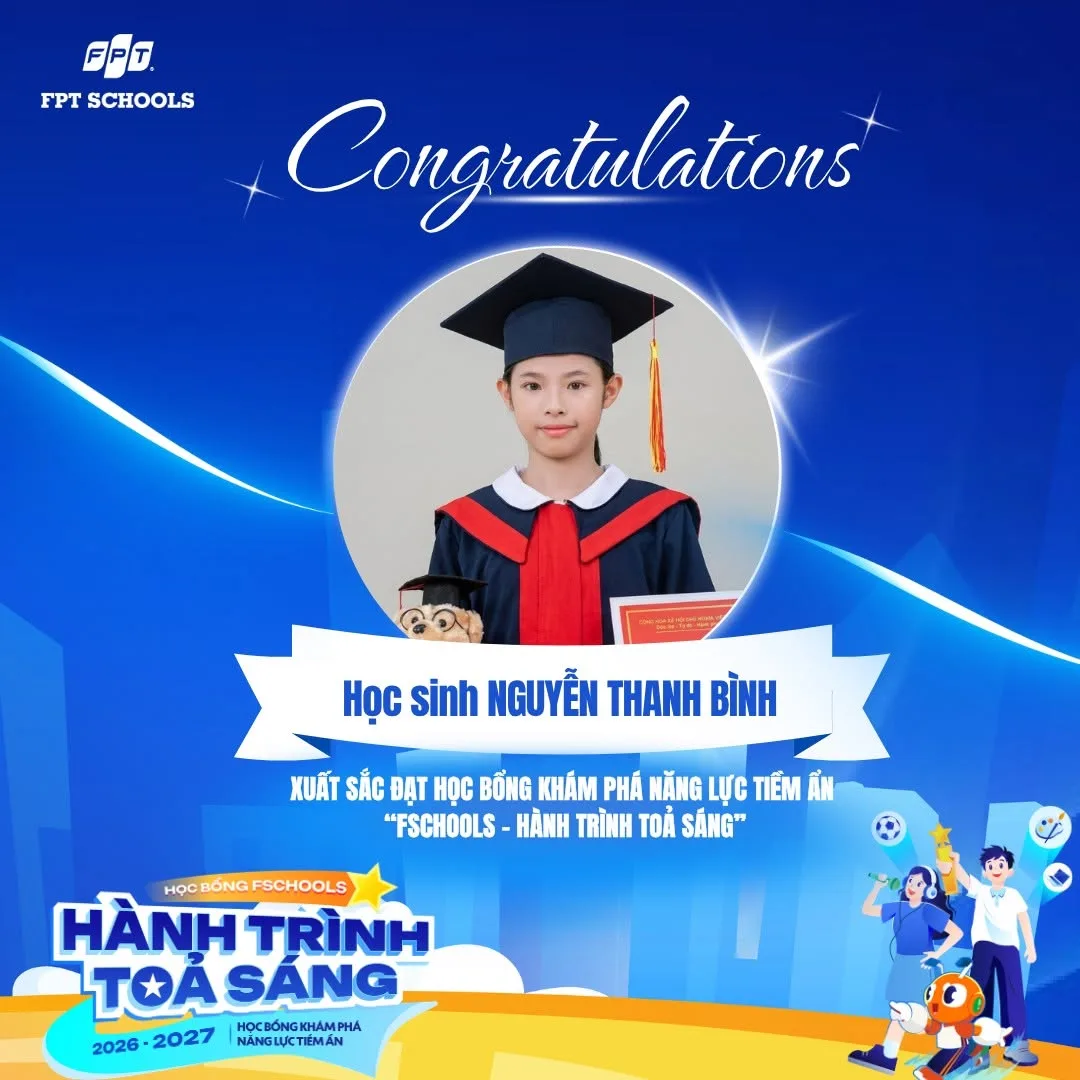 Chúc mừng 12 gương mặt xuất sắc nhận học bổng Hành trình toả sáng đợt 2 của FPT School Hải Phòng -12