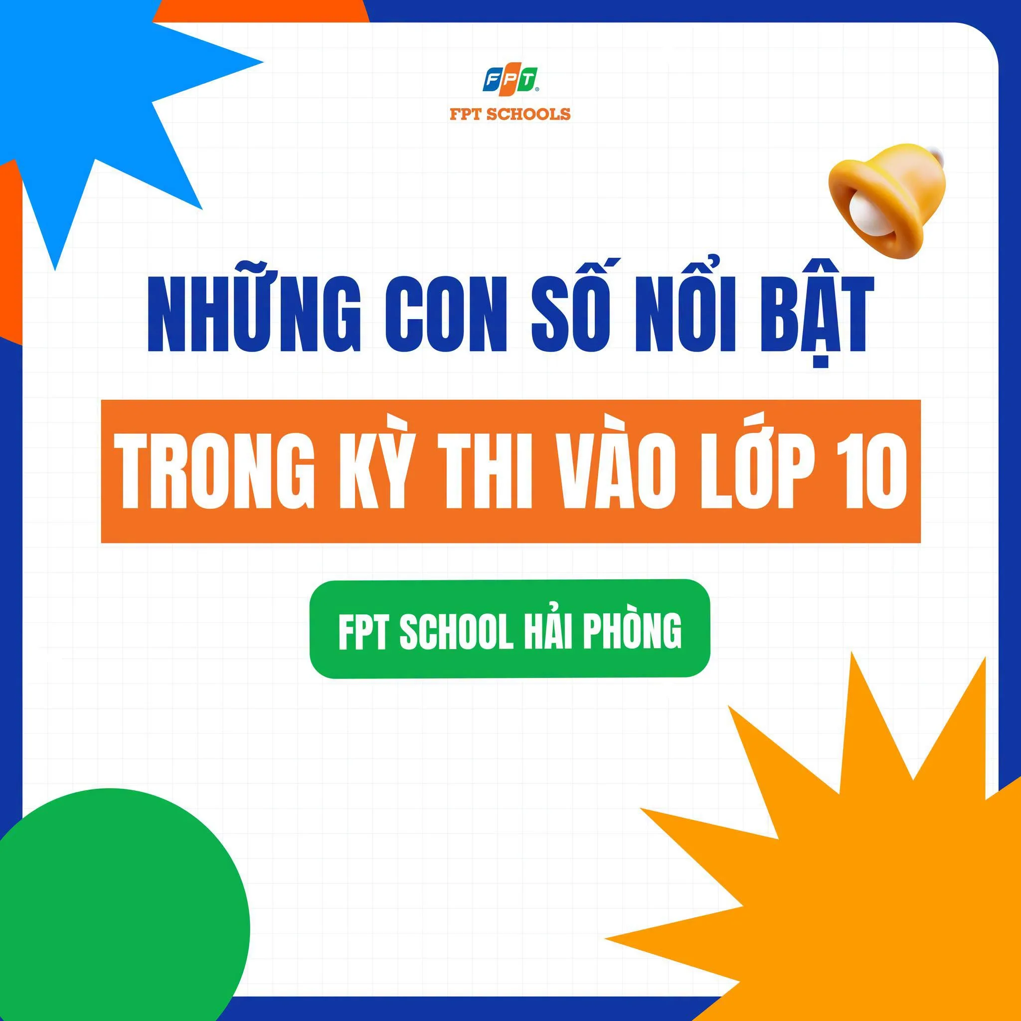 Điểm danh những "con số biết nói" đầy ấn tượng trong kỳ thi vào lớp 10 của học sinh FPT School Hải Phòng | FPT Schools