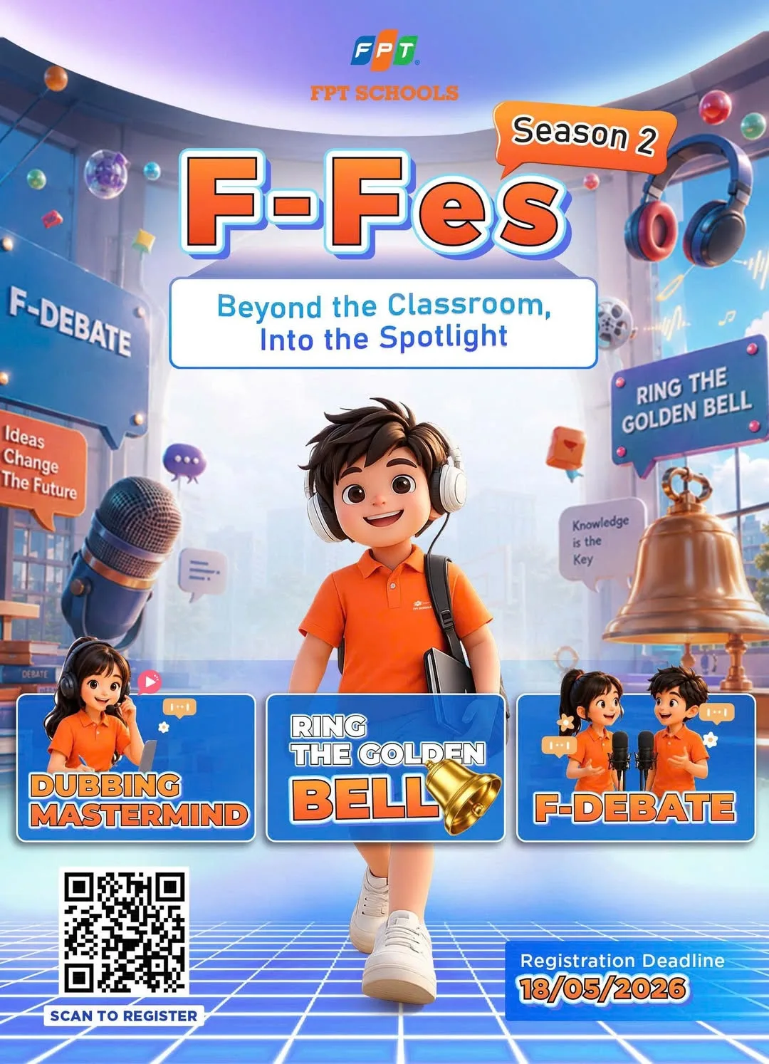F-Fes (Season 2) trở lại tại FPT School Hải Phòng – Sẵn sàng bật mode ngoại ngữ!