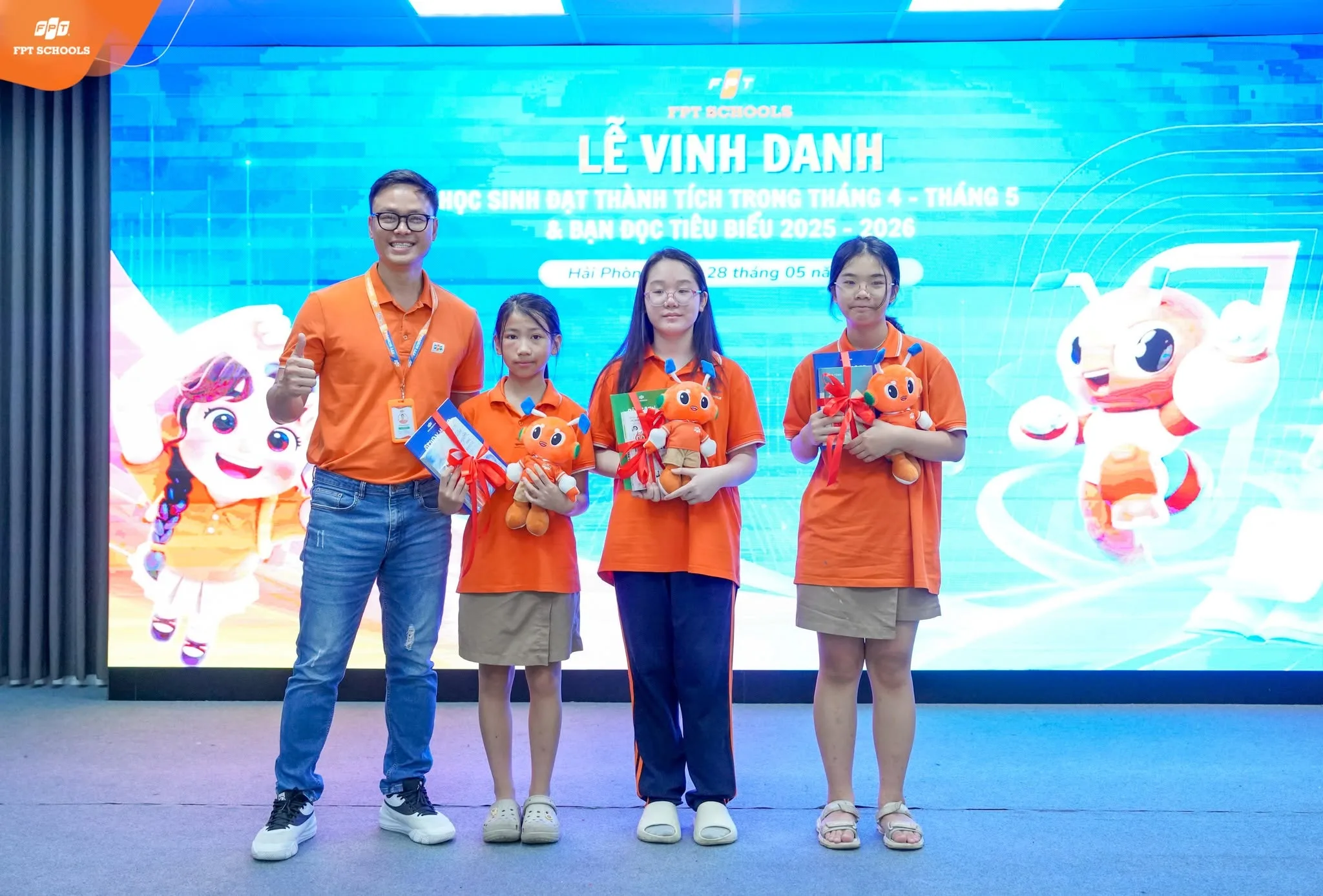 FPT School Hải Phòng vinh danh học sinh đạt thành tích tháng 4 – 5 và Bạn đọc tiêu biểu năm học 2025 – 2026 -1