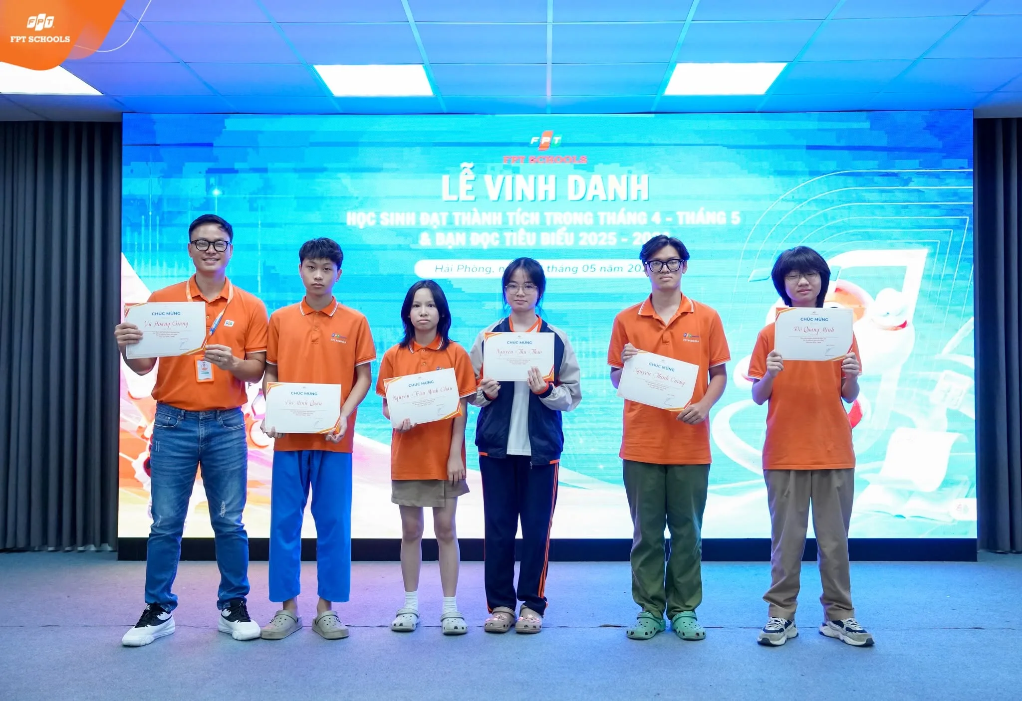 FPT School Hải Phòng vinh danh học sinh đạt thành tích tháng 4 – 5 và Bạn đọc tiêu biểu năm học 2025 – 2026 - 13