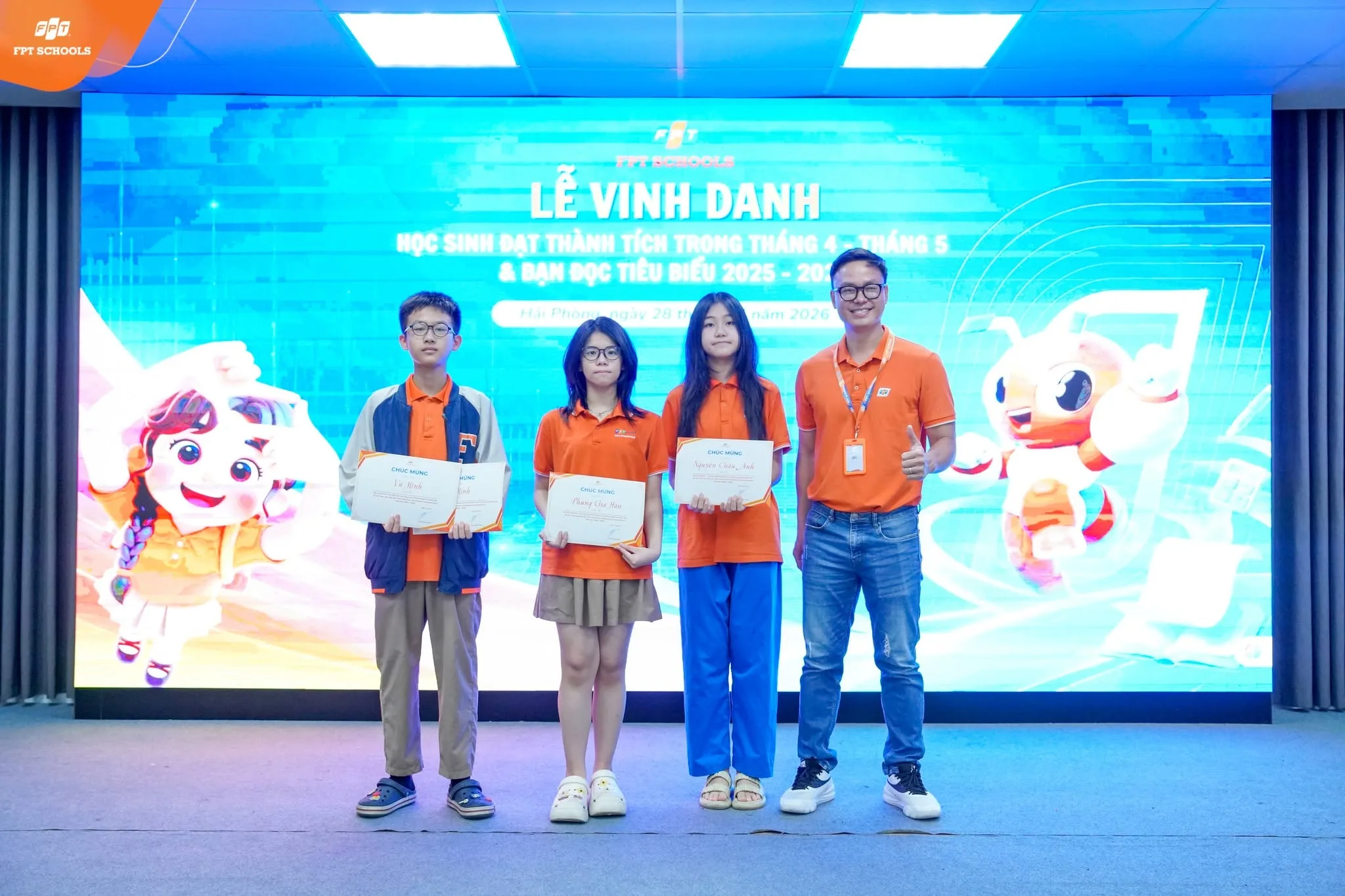 FPT School Hải Phòng vinh danh học sinh đạt thành tích tháng 4 – 5 và Bạn đọc tiêu biểu năm học 2025 – 2026-3
