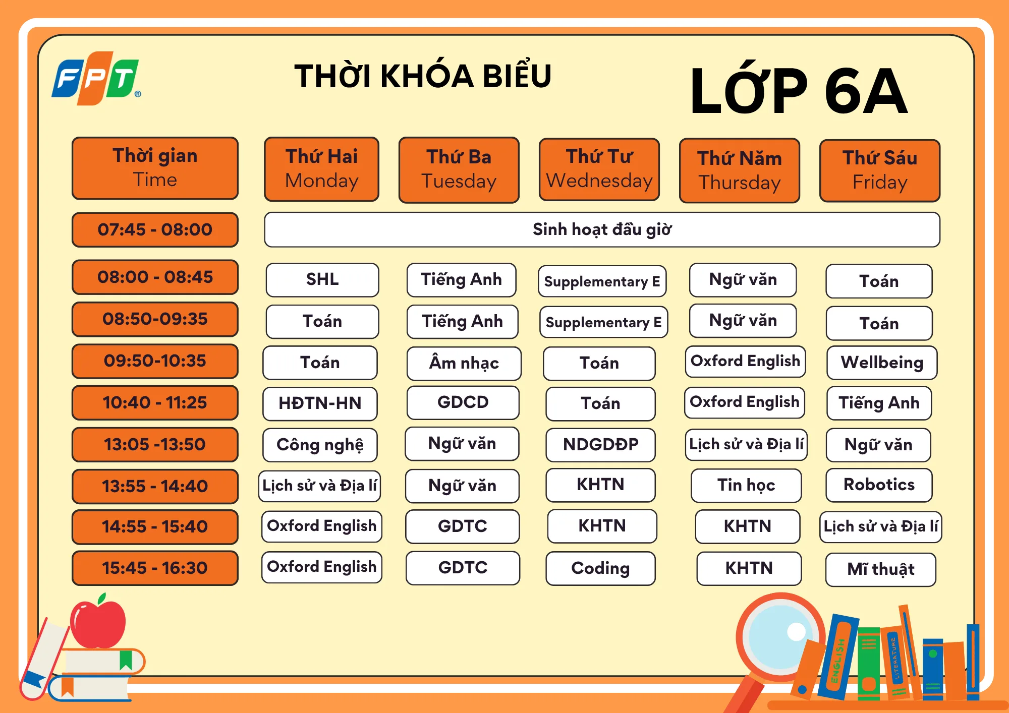 Thời Khoá Biểu FPT School Long Vân Năm Học 2026 – 2027 - FPT Education Thời Khoá Biểu FPT School Long Vân Năm Học 2026 – 2027 | FPT Schools