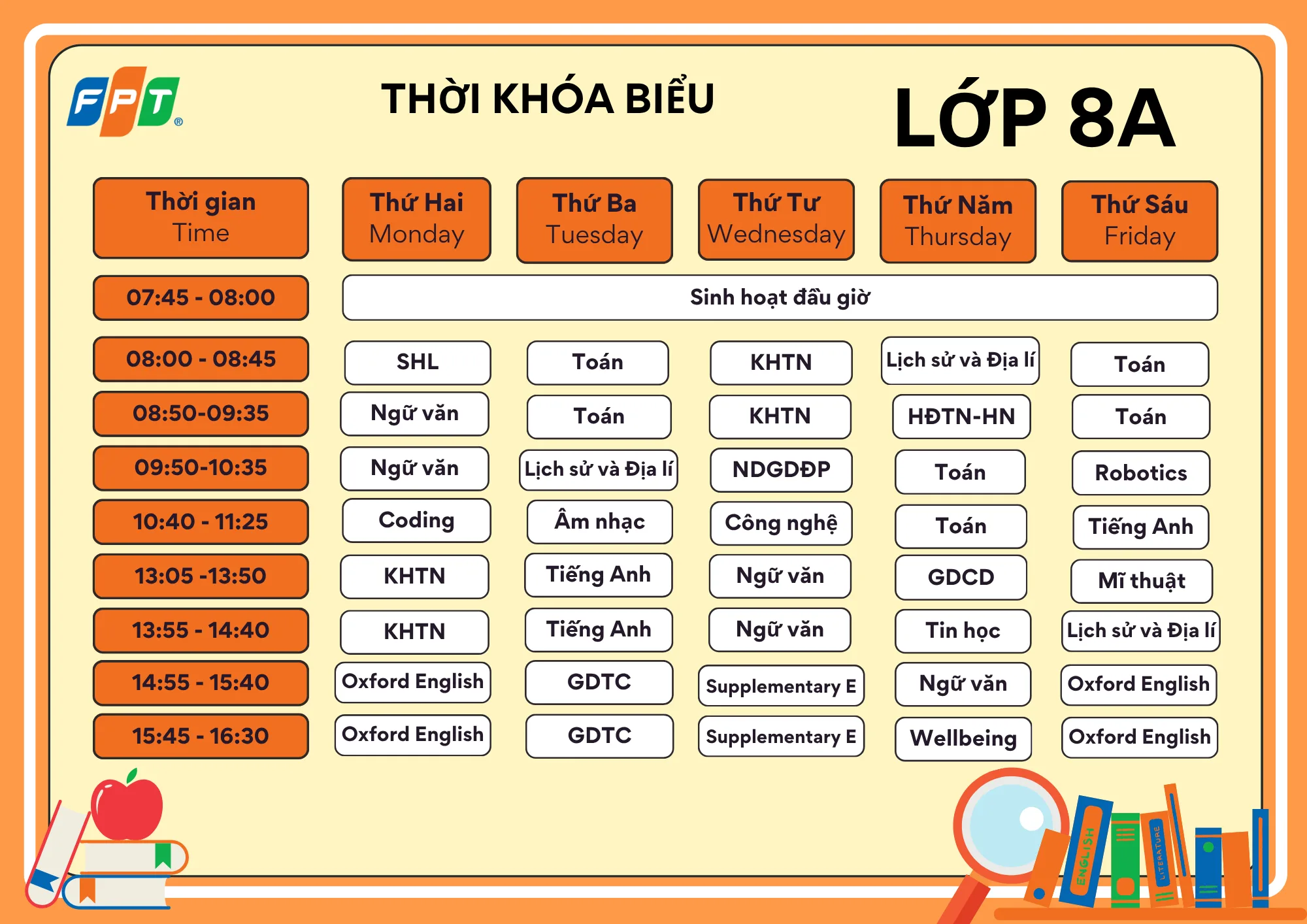 Thời Khoá Biểu FPT School Long Vân Năm Học 2026 – 2027 - FPT Education Thời Khoá Biểu FPT School Long Vân Năm Học 2026 – 2027 | FPT Schools