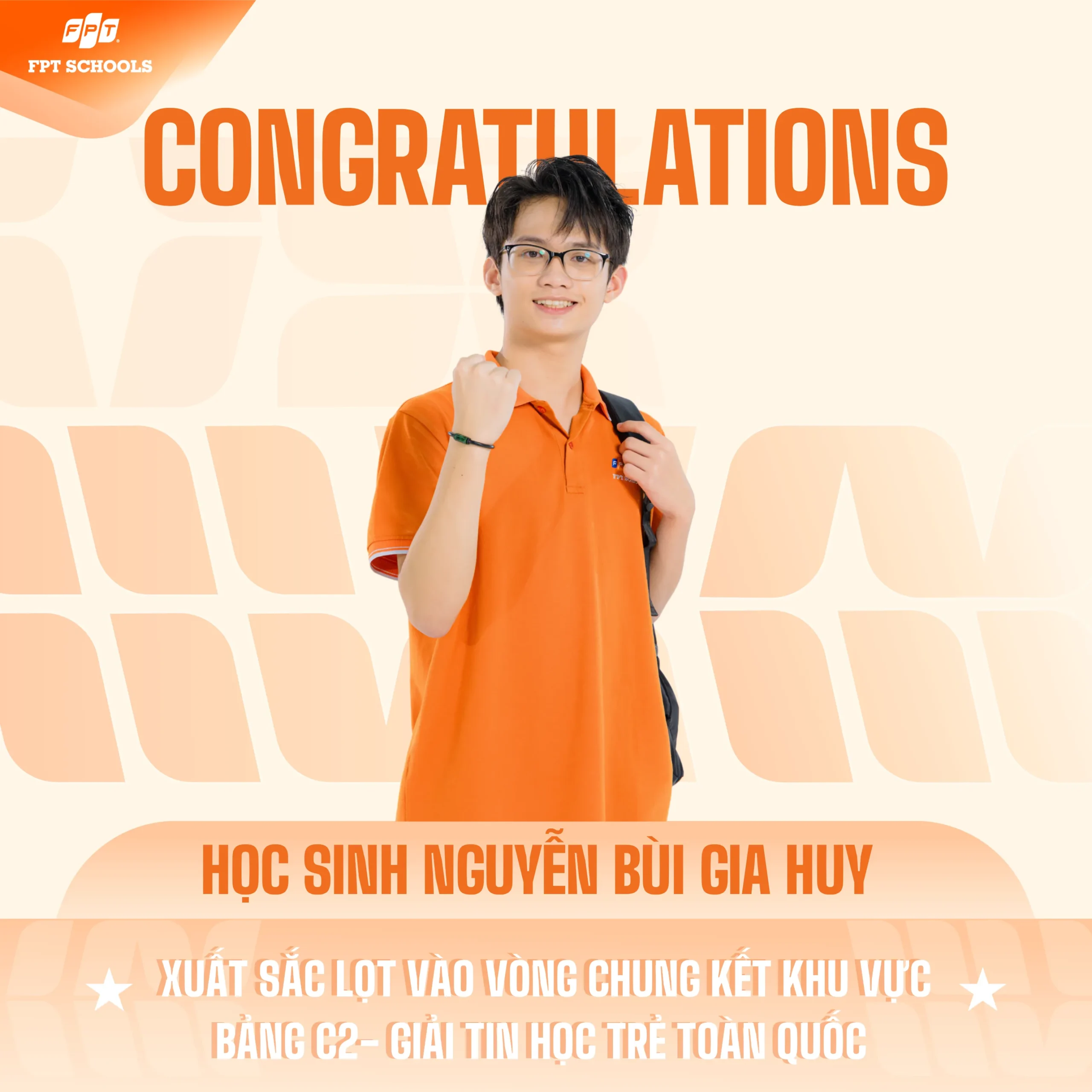 Học sinh Trường THPT FPT Tây Hà Nội ghi danh tại Vòng Chung kết khu vực miền Bắc – Giải Tin học trẻ toàn quốc lần thứ XXXII, năm 2026 | FPT Schools
