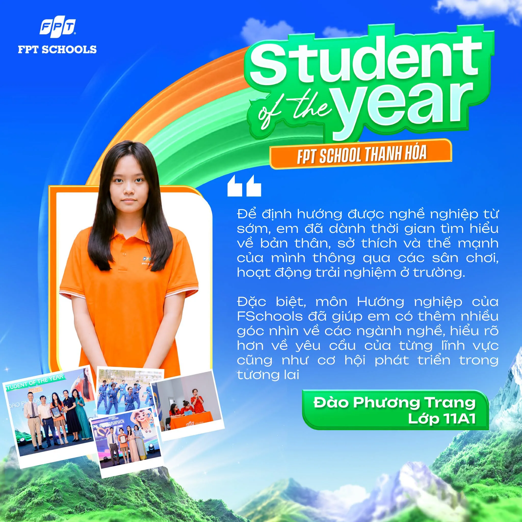 Đào Phương Trang – 2 năm liên tiếp đạt Student of the Year FPT School | FPT Schools
