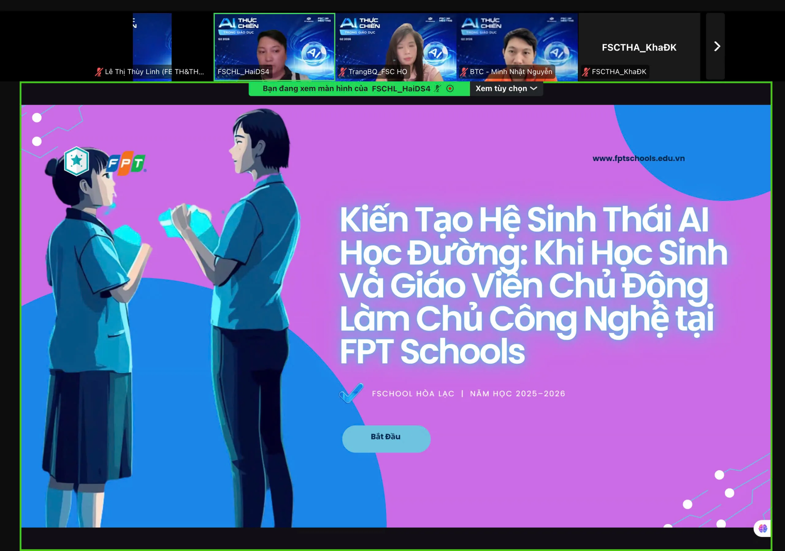 Hội nghị FSchools AI Meeting Quý 2/2026: Đưa “AI thực chiến” vào tâm điểm vận hành và giảng dạy tại FPT Schools | FPT Schools