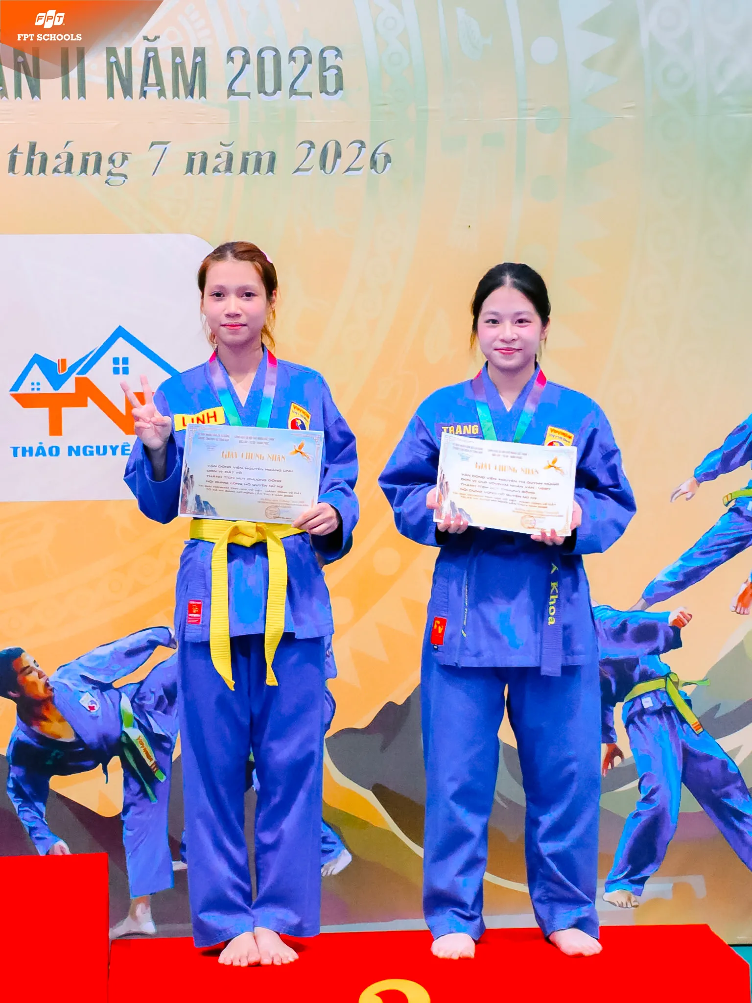Đội tuyển Vovinam Trường THPT FPT Hà Nội giành 5 huy chương tại giải "Tinh hoa Võ Việt – Hành trình về Đất Tổ" | FPT Schools
