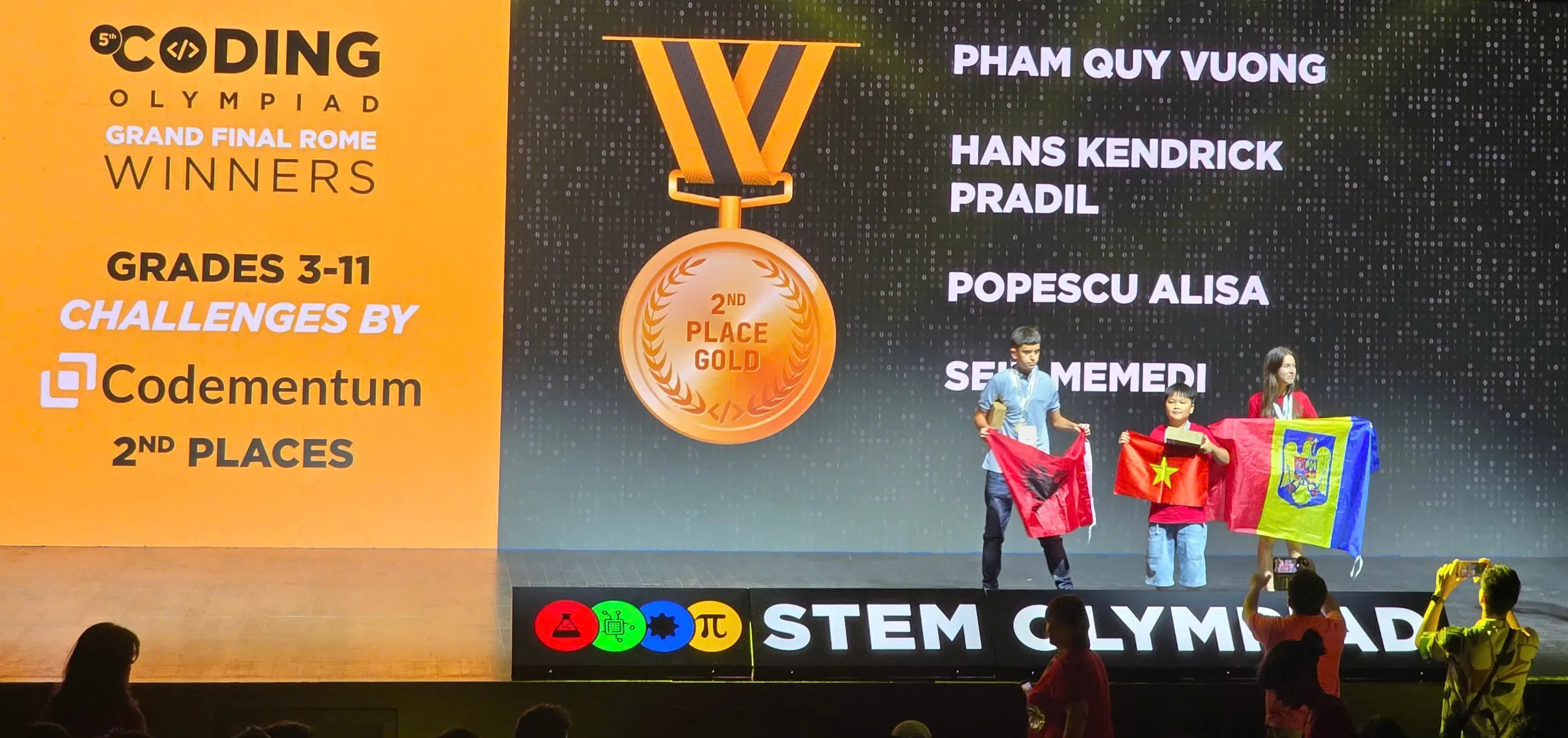 STEM Olympiad 2026: Học sinh FPT School Hà Nam giành 2 Huy chương Vàng, Top 2 thế giới tại vòng chung kết quốc tế trực tiếp tại Rome, Italia | FPT Schools