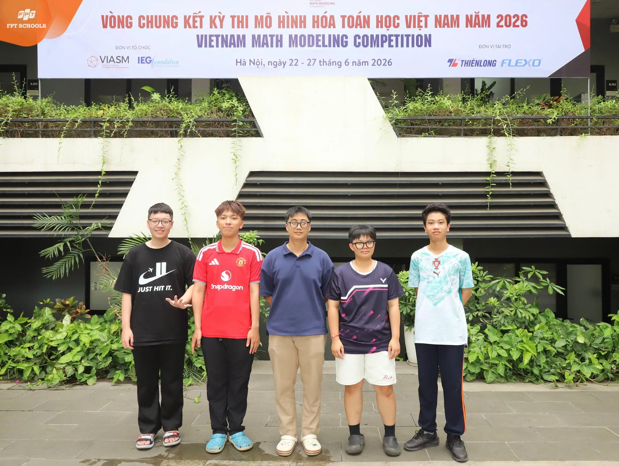 Chúc mừng học sinh FPT School Hải Phòng đạt giải Khuyến Khích tại Kỳ thi Mô hình hoá toán học Việt Nam (VM²C) 2026 | FPT Schools