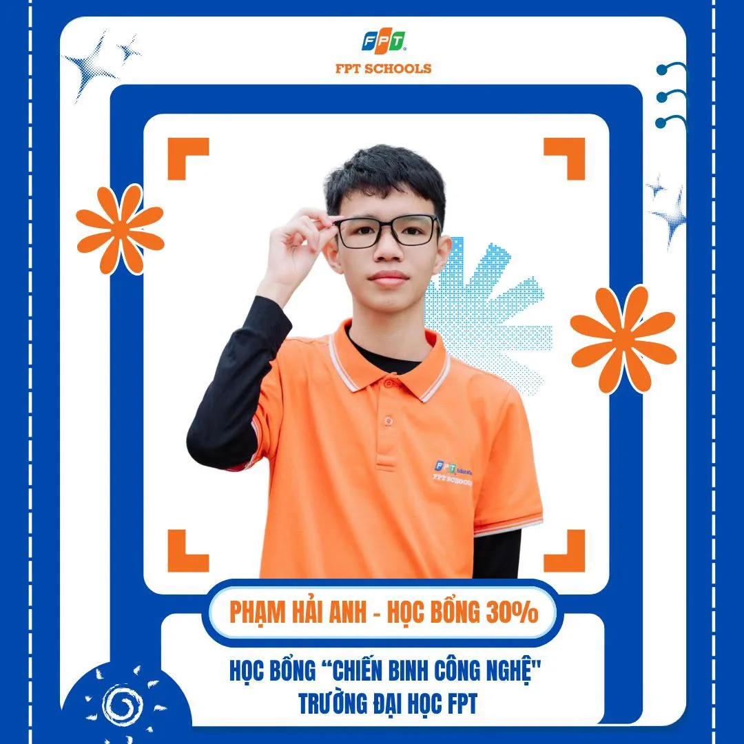 Chúc mừng học sinh Khối 12 FPT School Hải Phòng xuất sắc giành các suất học bổng giá trị của trường Đại học FPT - FPT Education Chúc mừng học sinh Khối 12 FPT School Hải Phòng xuất sắc giành các suất học bổng giá trị của trường Đại học FPT | FPT Schools