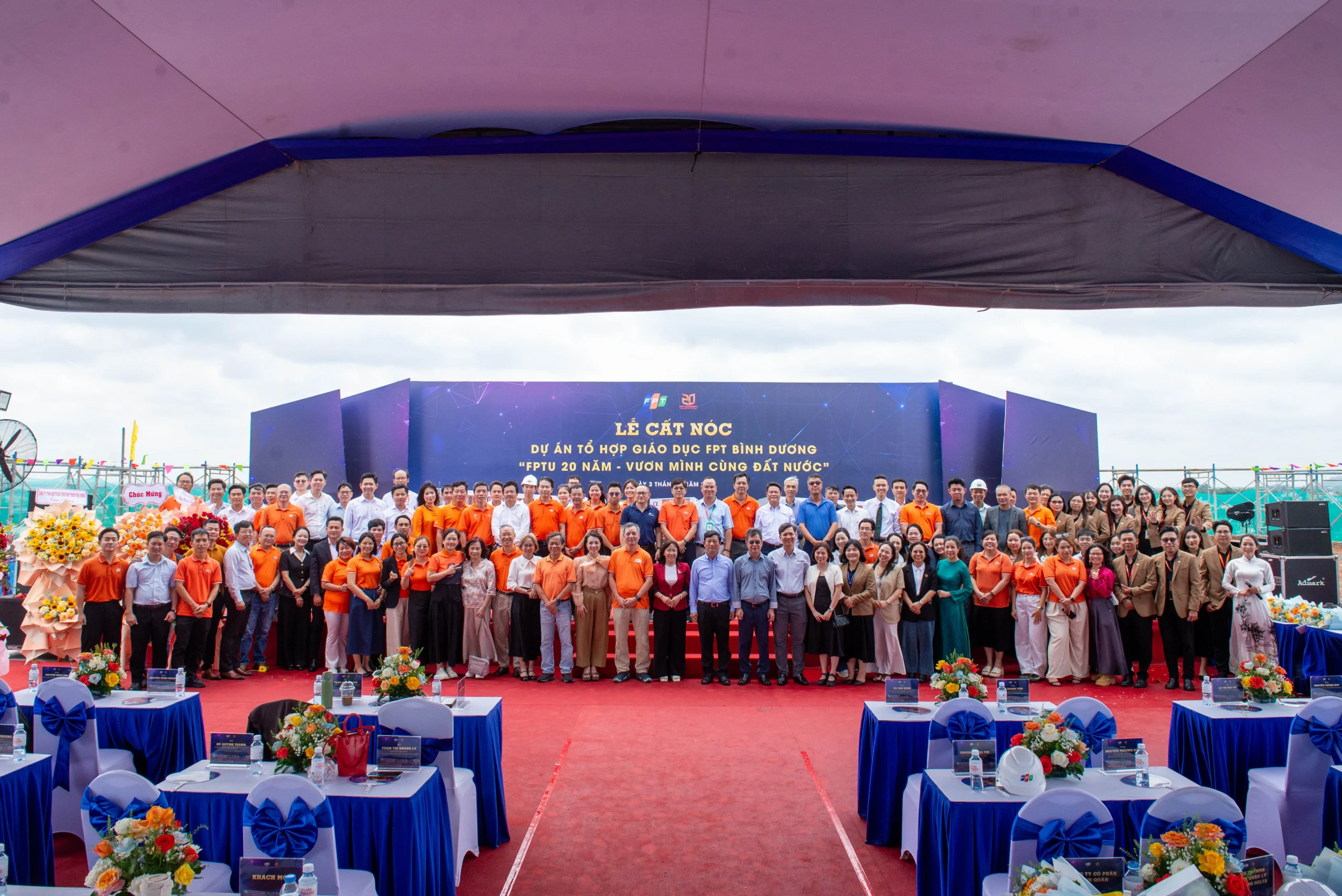 Cất nóc Tổ hợp Giáo dục Bình Dương, hình thành trung tâm giáo dục công nghệ quy mô lớn tại phía Nam | FPT Schools