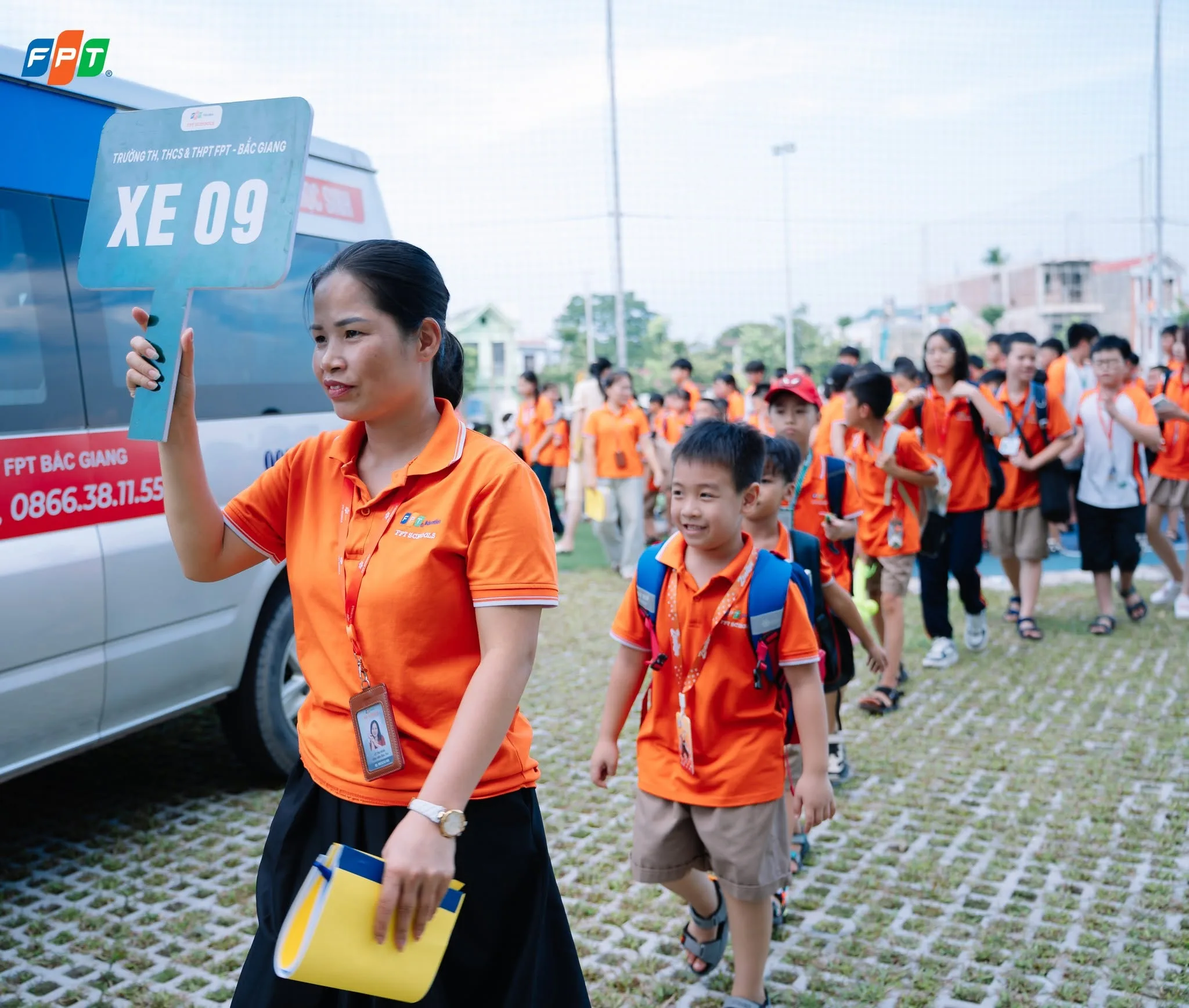 Xe tuyến FPT School Bắc Giang – Hành trình an toàn, phụ huynh an tâm - FPT Education Xe tuyến FPT School Bắc Giang – Hành trình an toàn, phụ huynh an tâm | FPT Schools