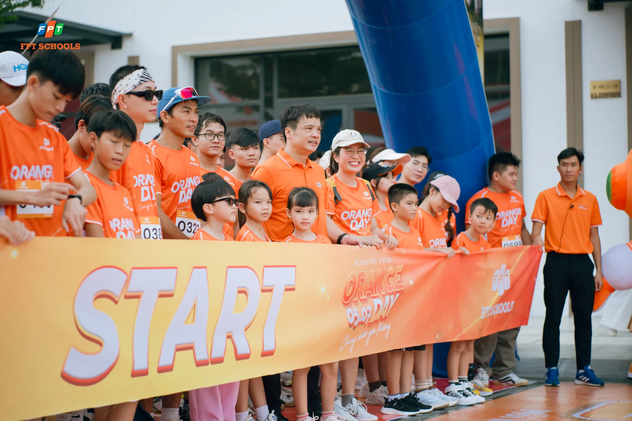Tổng Giám đốc FPT cùng phụ huynh và học sinh FPT School Millennia tham gia giải chạy Orange Day 2026 | FPT Schools