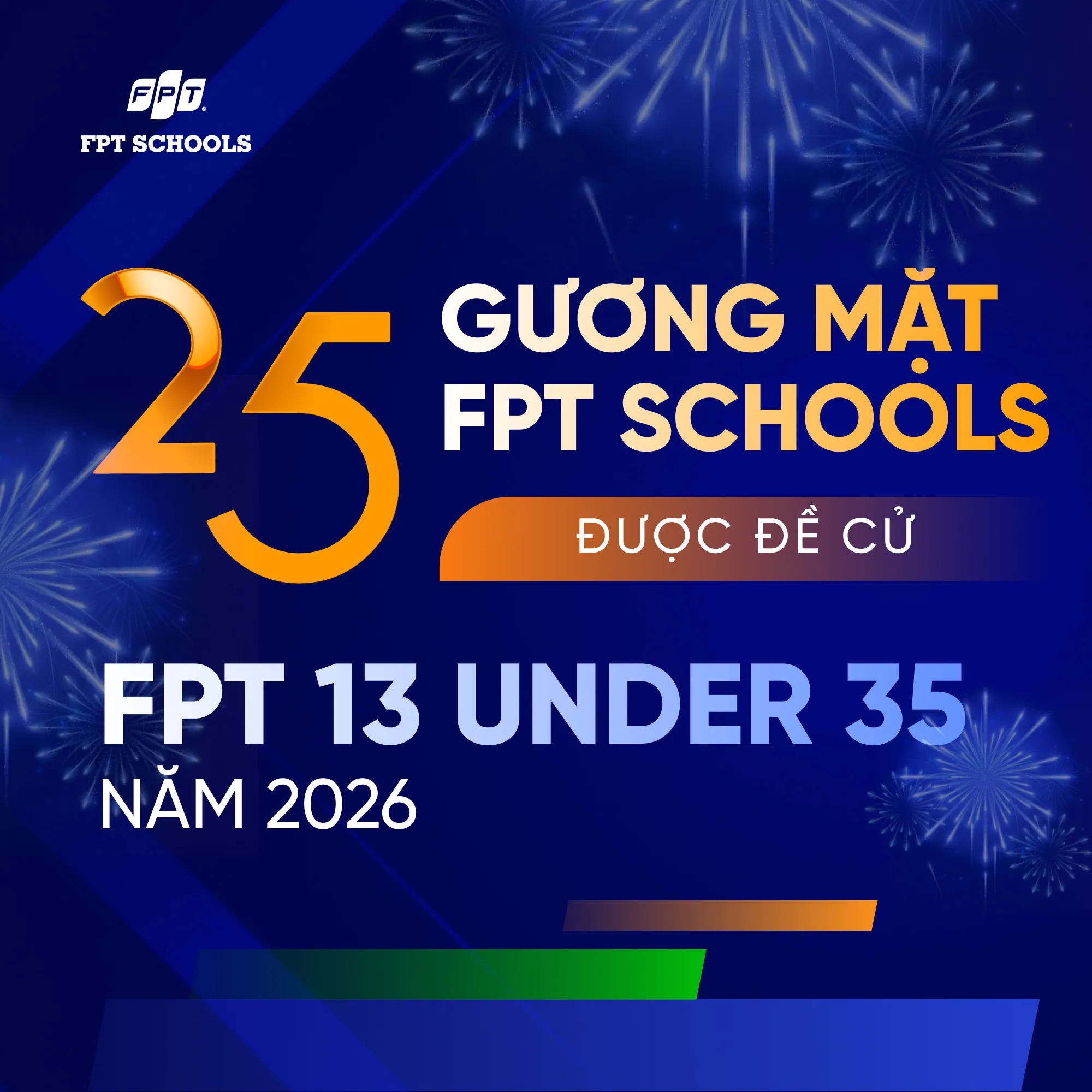 Dàn nhân sự trẻ FPT Schools nổi bật tại đề cử FPT 13 Under 35 năm 2026 | FPT Schools