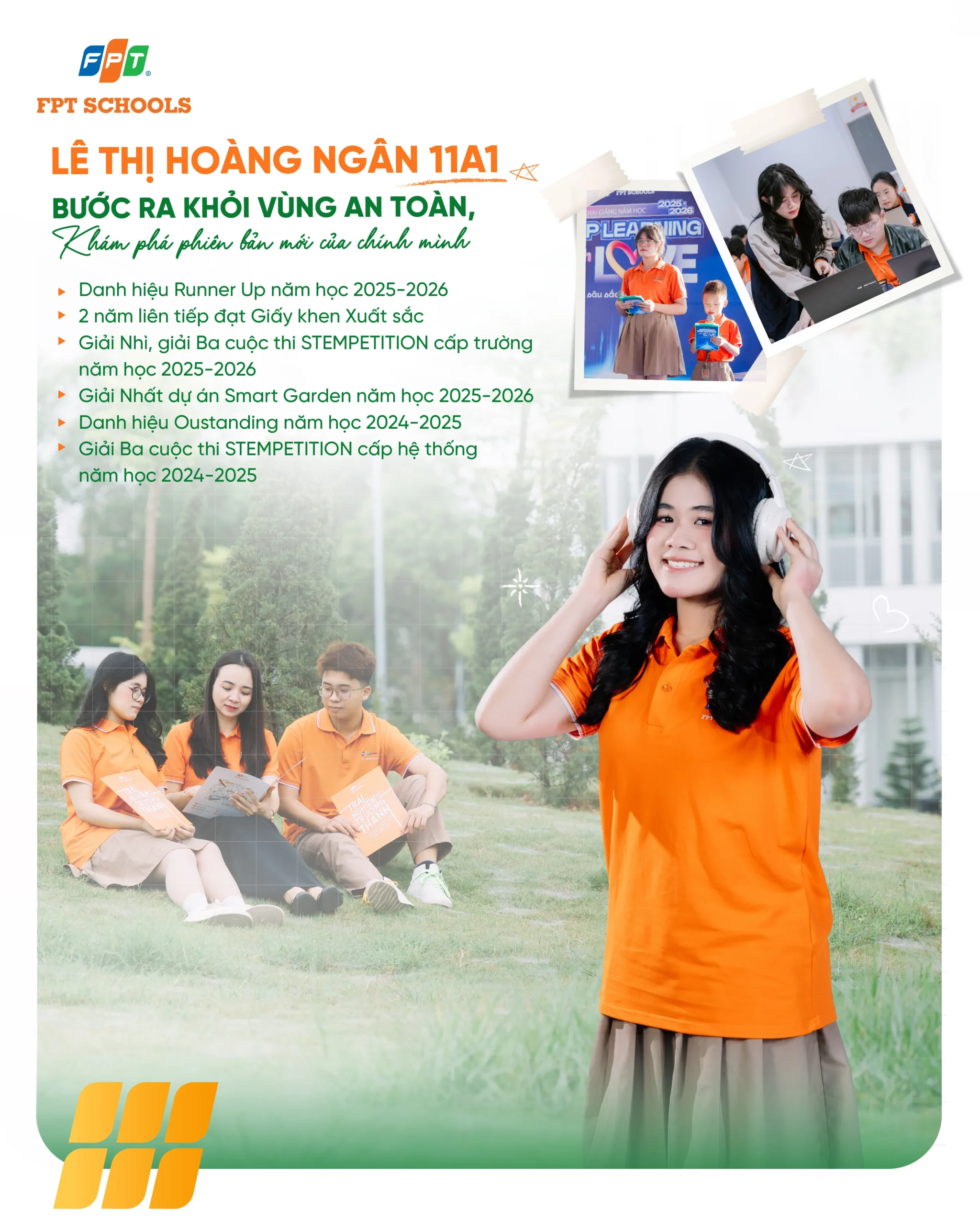 Thành tích ấn tượng của Hoàng Ngân - Học sinh FPT School Thanh Hoá