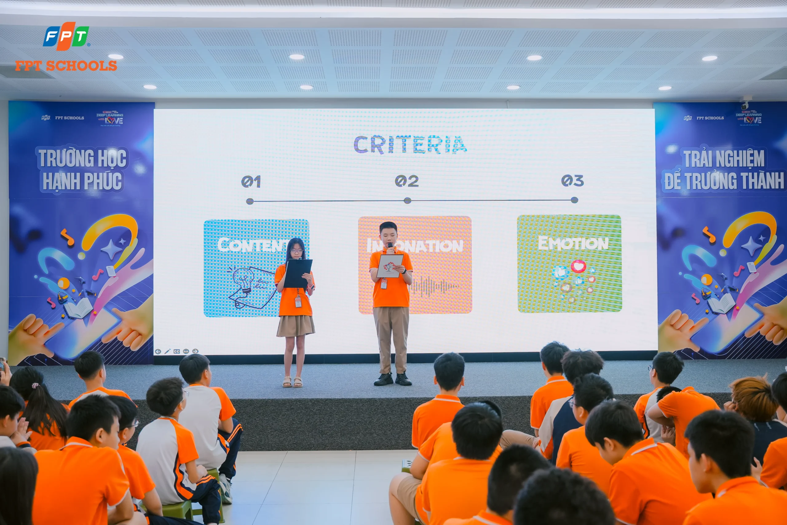Học sinh FPT School Thanh Hoá làm MC dẫn chương trình