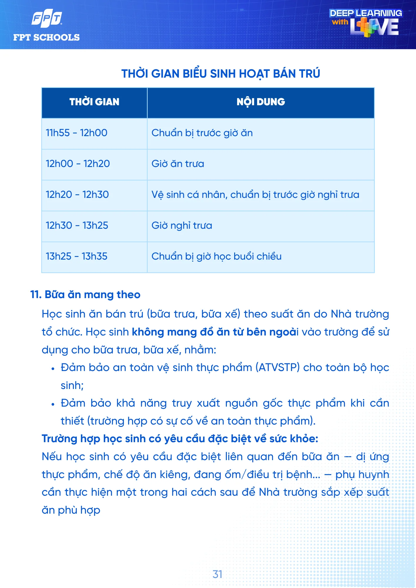 Sổ tay Học sinh năm học 2026 - 2027 | FPT Schools