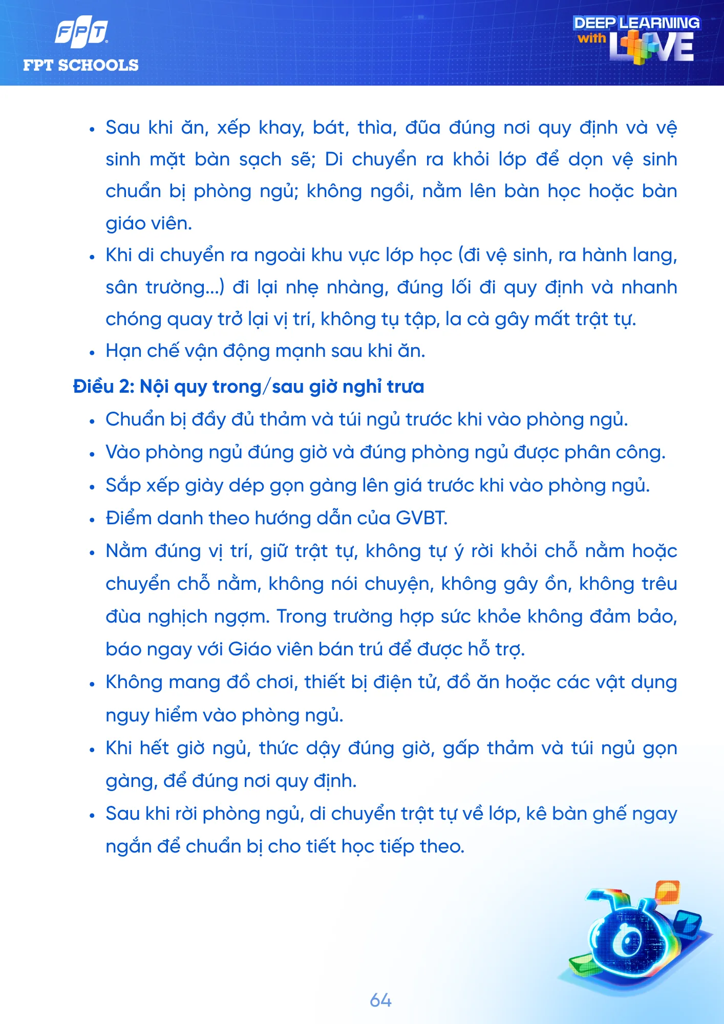 Sổ tay Học sinh năm học 2026 - 2027 | FPT Schools
