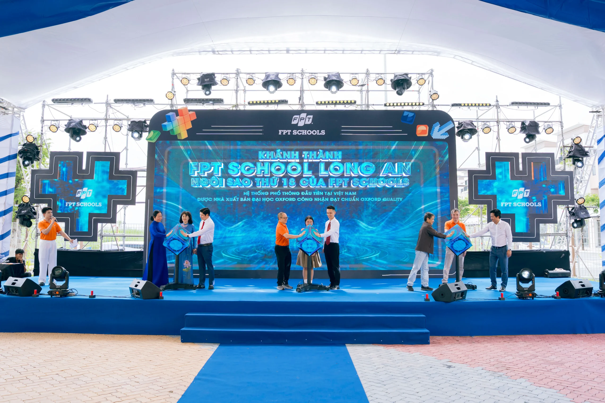 Nghi thức khánh thành FPT School Long An