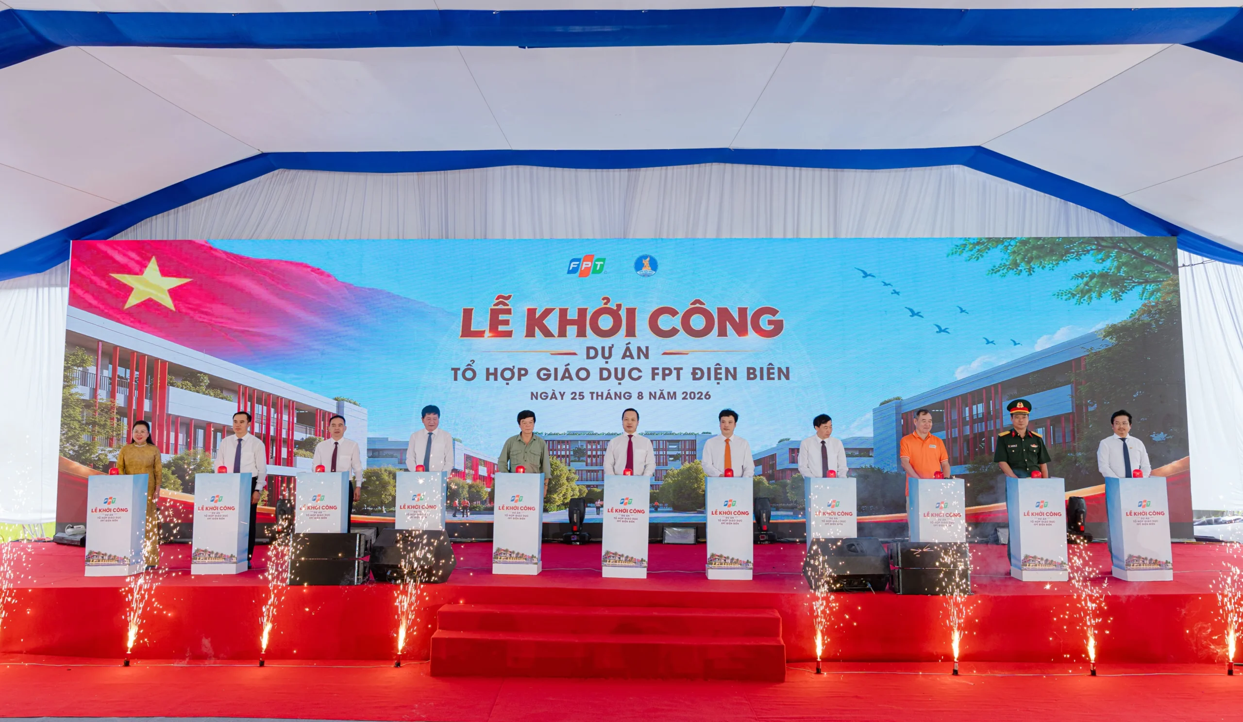 FPT khởi công tổ hợp giáo dục từ tiểu học đến sau đại học tại Điện Biên | FPT Schools