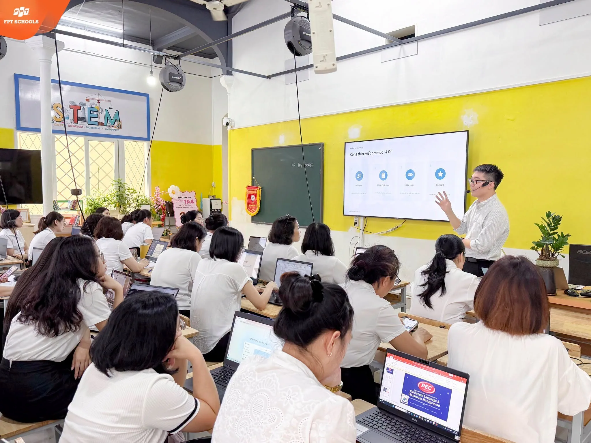 Thầy Đặng Đình Thành hướng dẫn ứng dụng AI trong giáo dục