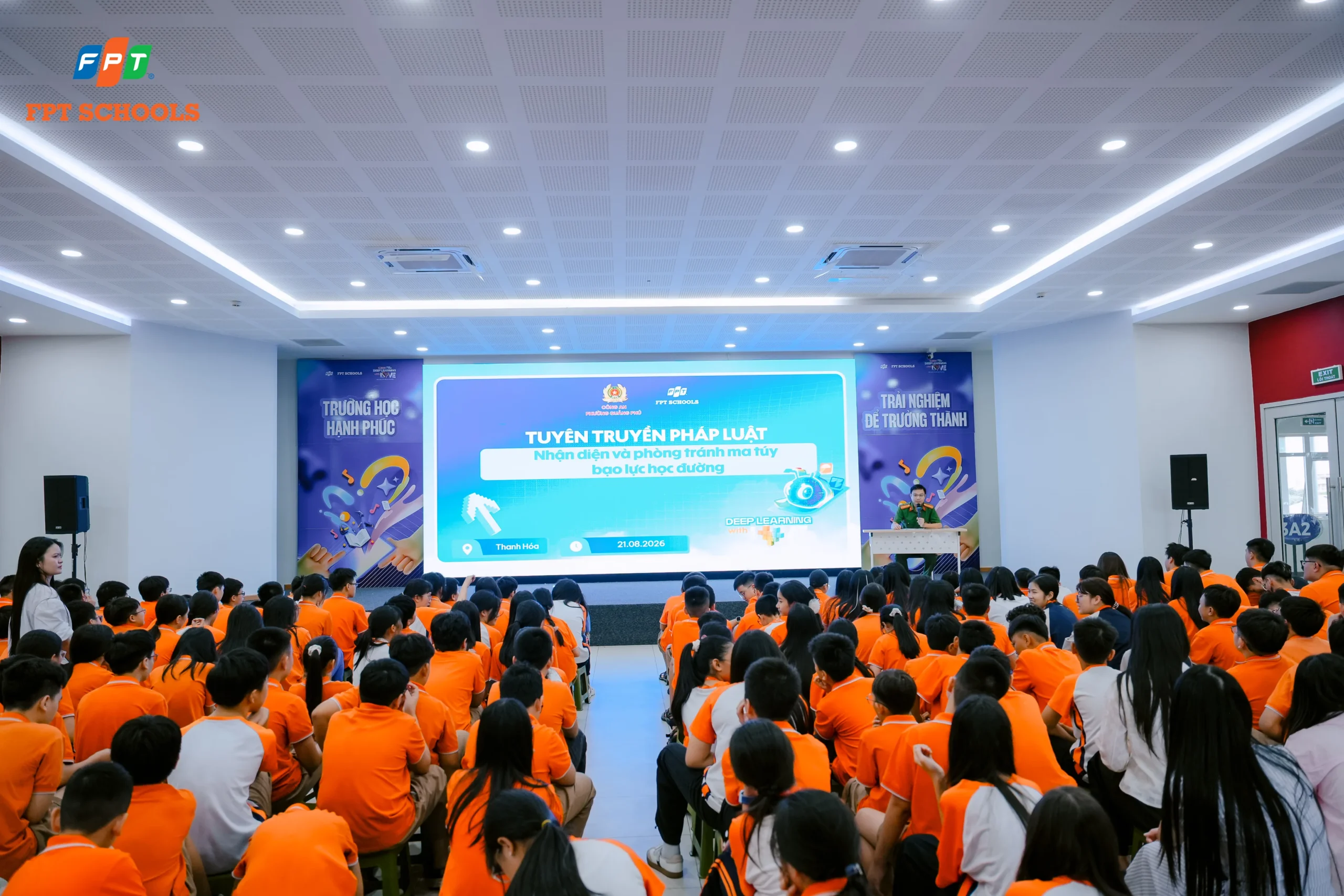 FPT School Thanh Hóa nâng cao ý thức phòng chống ma túy và bạo lực học đường