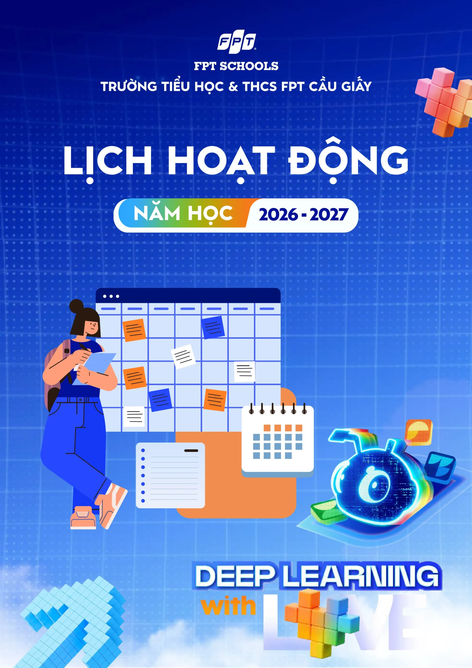 Lịch hoạt động năm học 2026-2027 | FPT Schools