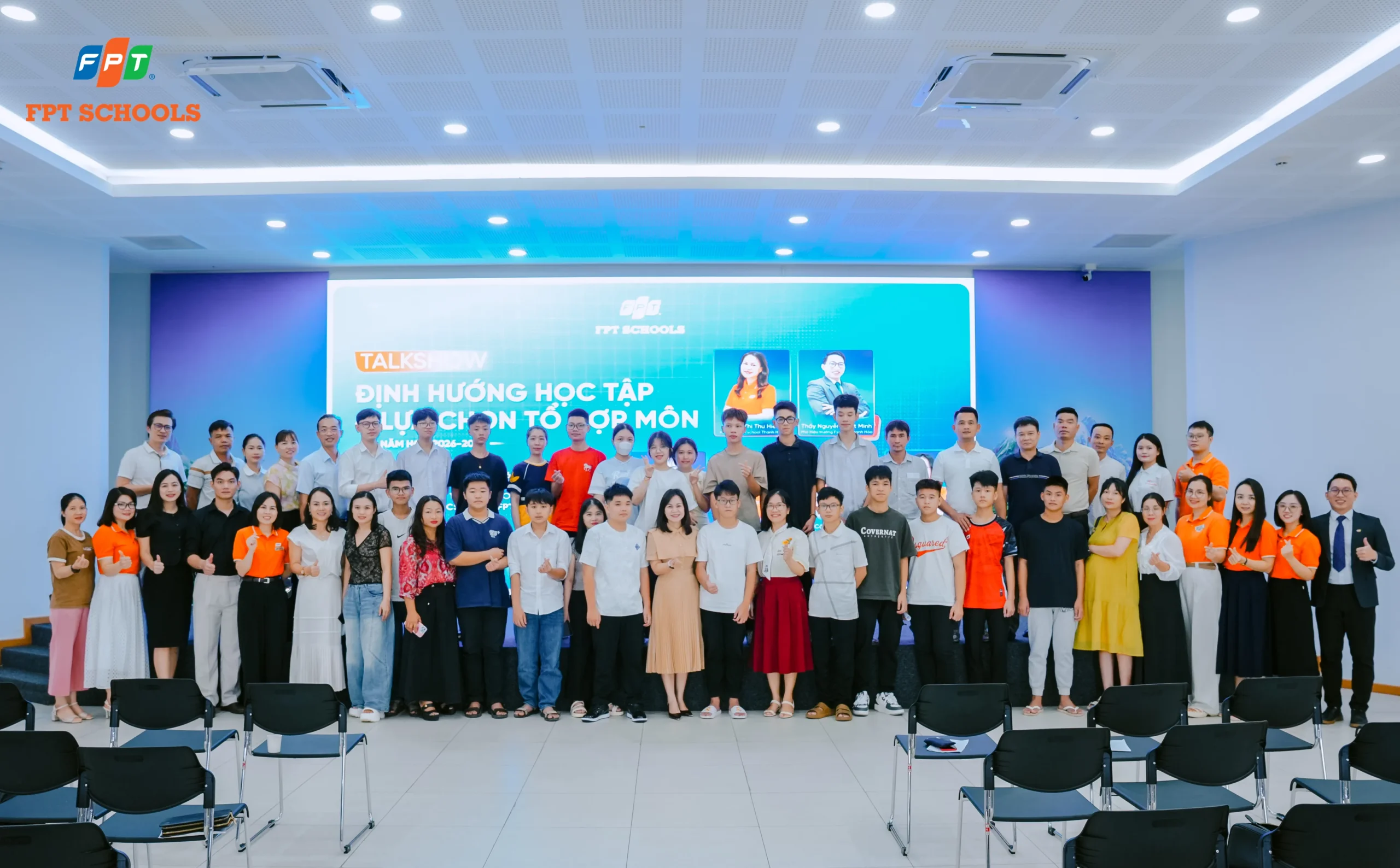 Talkshow "Định hướng học tập - Lựa chọn tổ hợp môn THPT" tại FPT School Thanh Hoá