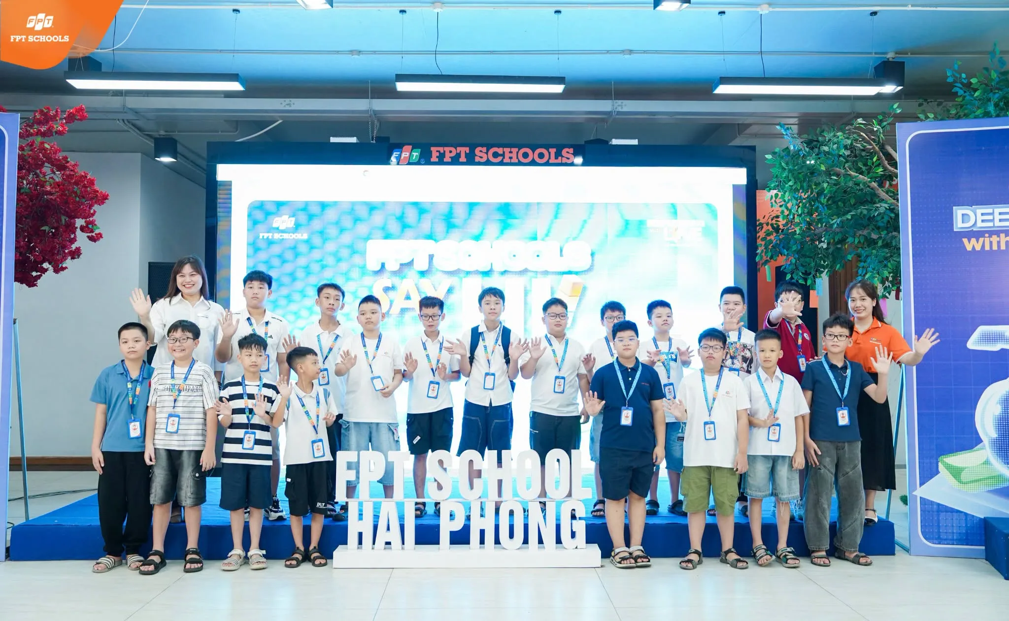 Tân binh Khối 6 FPT School Hải Phòng tại sự kiện chào đón học sinh đầu cấp FPT School Say Hi!