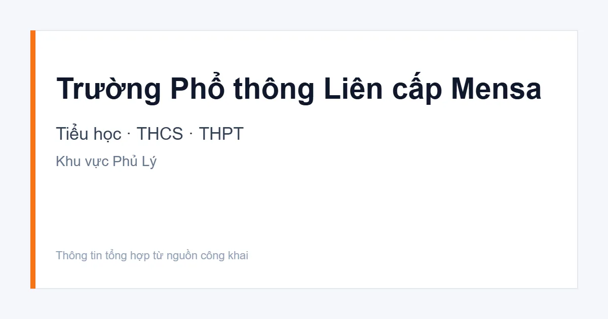Hệ thống Phổ thông FPT Schools