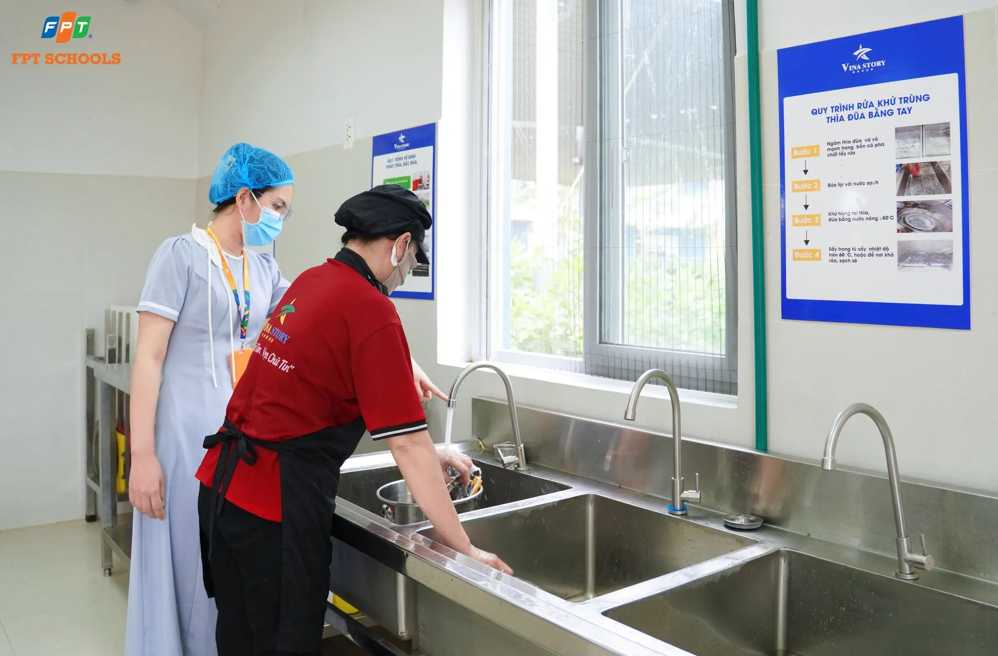 Khám phá Bếp ăn FPT School Long Vân: Chuẩn Dinh dưỡng, Sạch, An toàn | FPT Schools