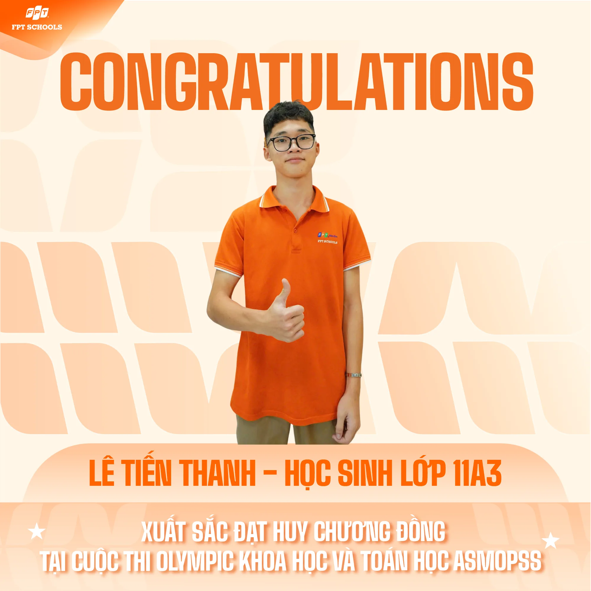 HỌC SINH TRƯỜNG THPT FPT TỎA SÁNG TẠI ĐẤU TRƯỜNG OLYMPIC KHOA HỌC VÀ TOÁN HỌC ASMOPSS VÒNG QUỐC GIA | FPT Schools