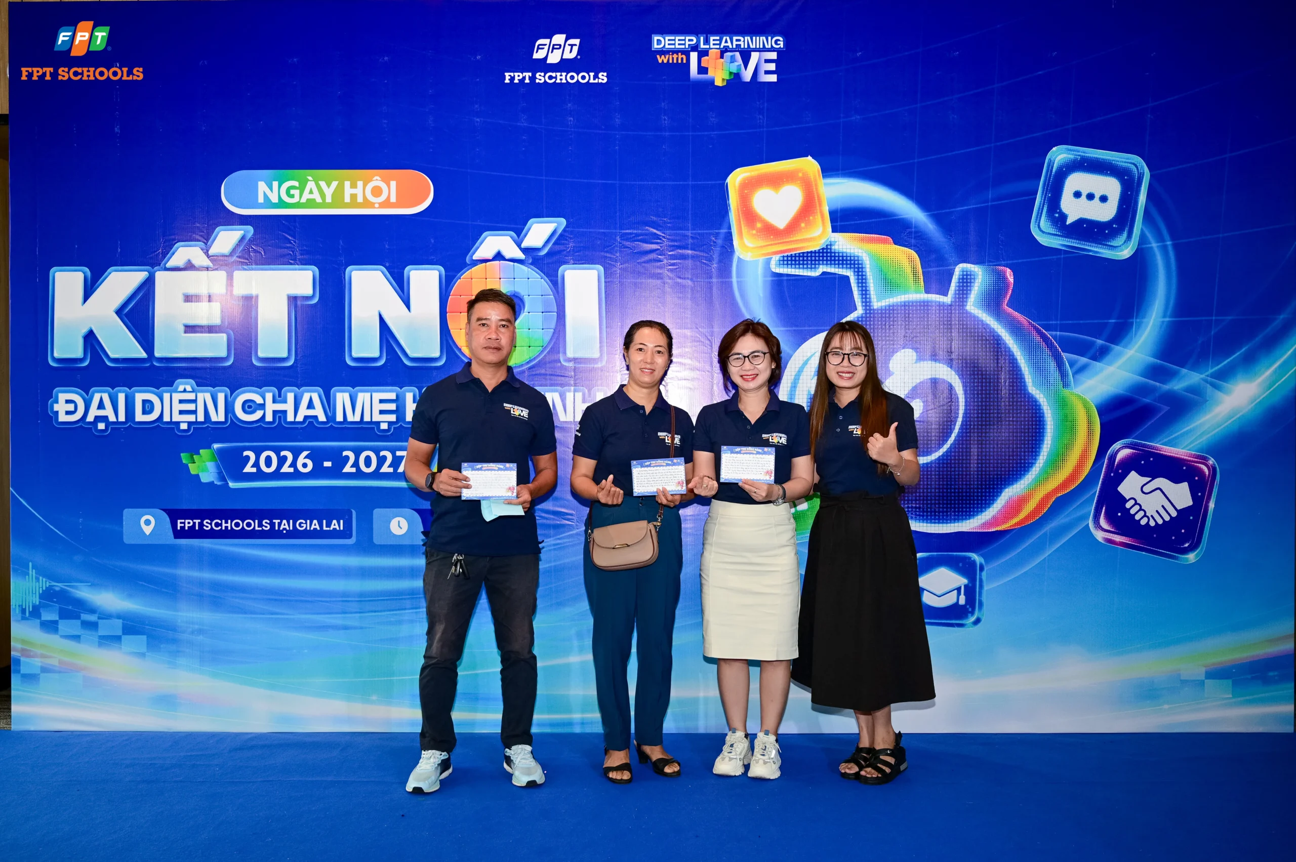 Không gian trưng bày tại Ngày hội Kết nối Đại diện Cha mẹ học sinh 2026 - 2027