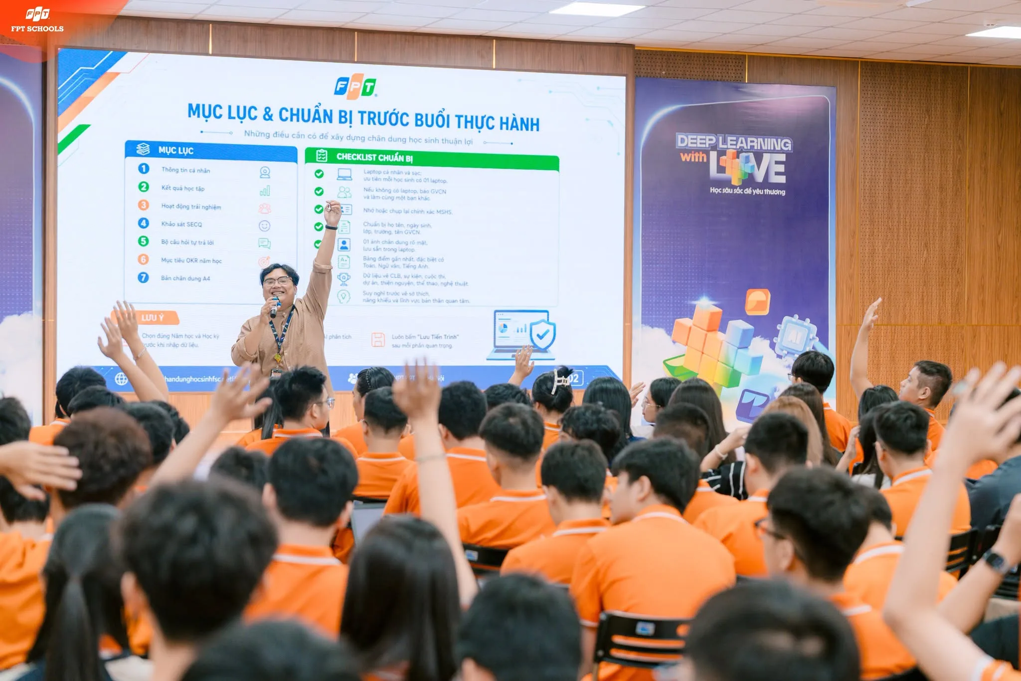 Học sinh khám phá thế mạnh, rèn kỹ năng và từng bước xác định mục tiêu cá nhân.