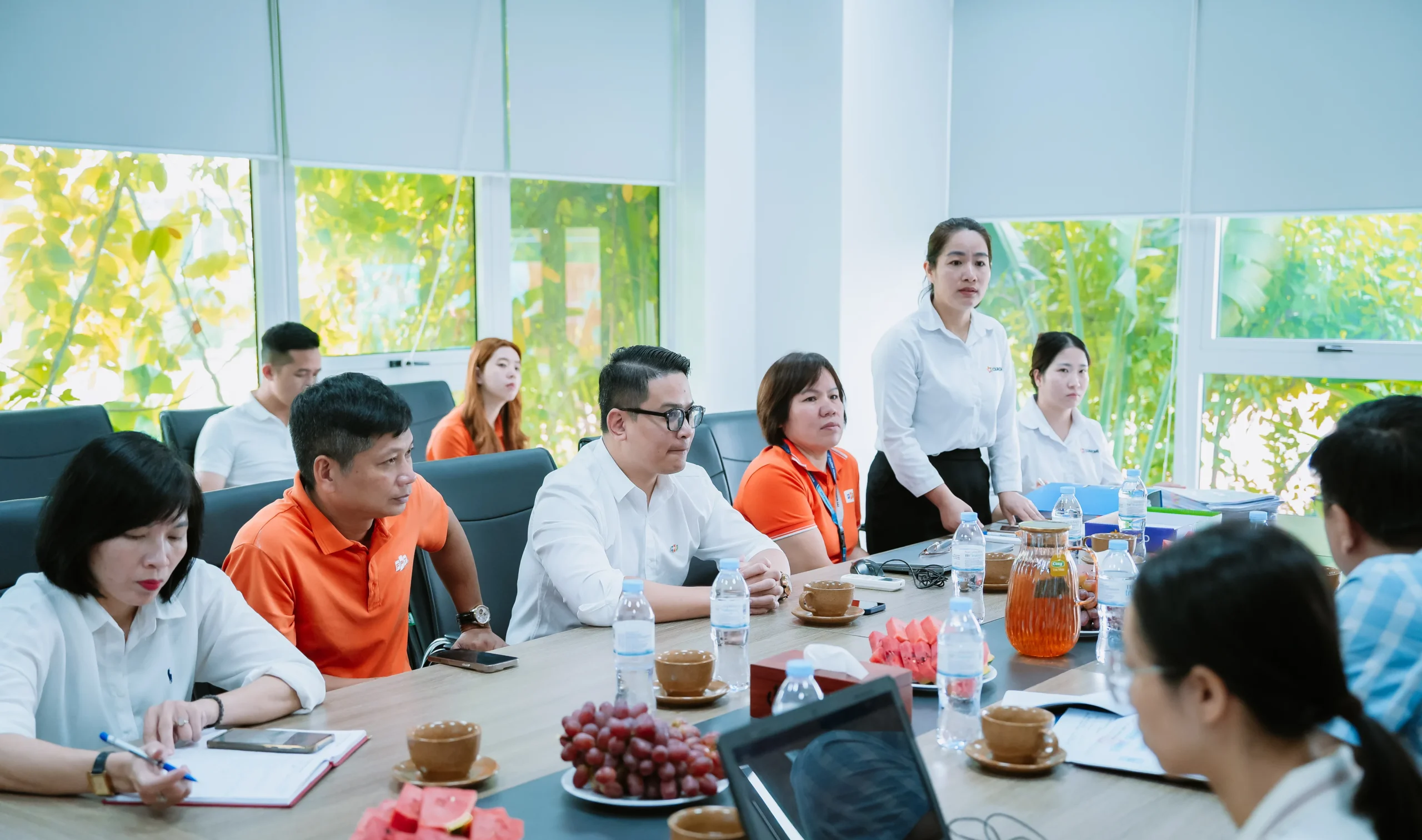 FPT School Hà Nam đón tiếp đoàn thẩm định điều kiện an toàn thực phẩm từ Sở Y tế tỉnh Ninh Bình | FPT Schools
