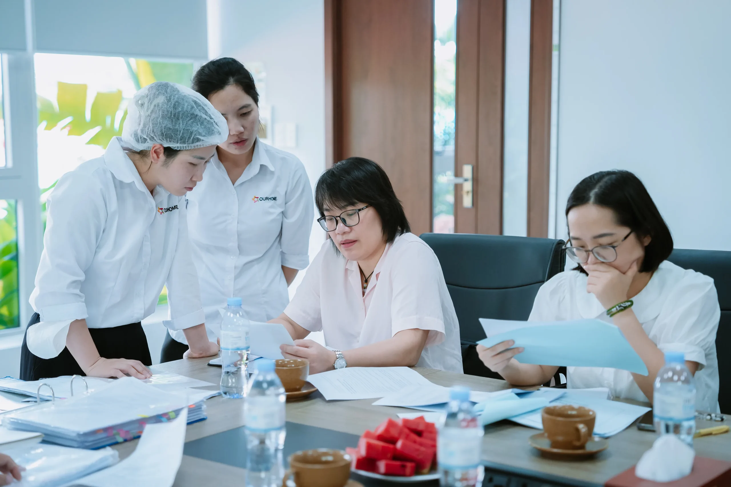 FPT School Hà Nam đón tiếp đoàn thẩm định điều kiện an toàn thực phẩm từ Sở Y tế tỉnh Ninh Bình | FPT Schools