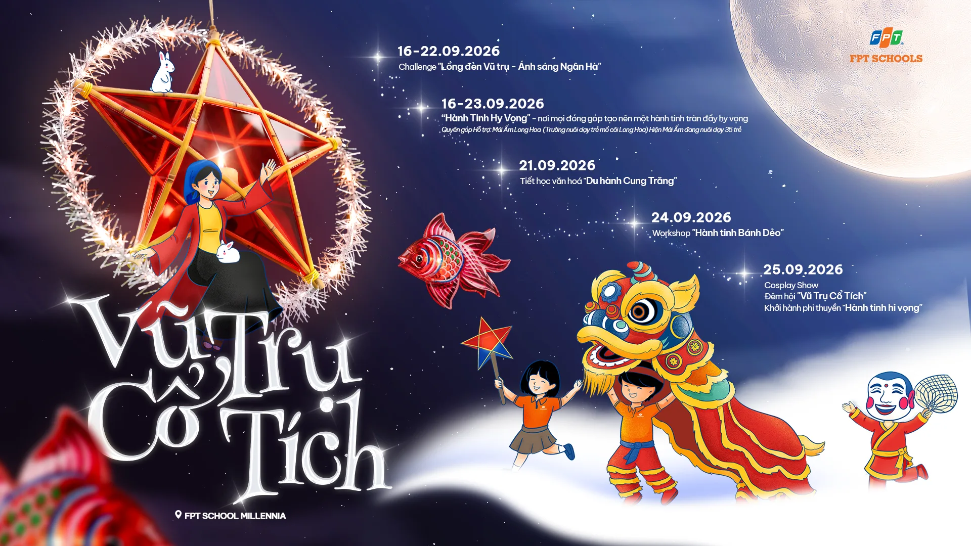 FPT School Millennia tổ chức Tuần lễ Văn hóa Trung thu
