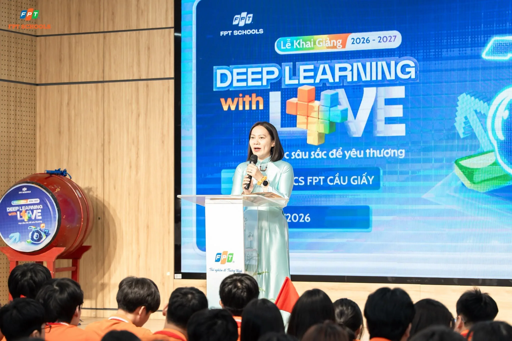 FPT School Cầu Giấy khai giảng năm học mới với chủ đề "Học sâu sắc để yêu thương"  | FPT Schools