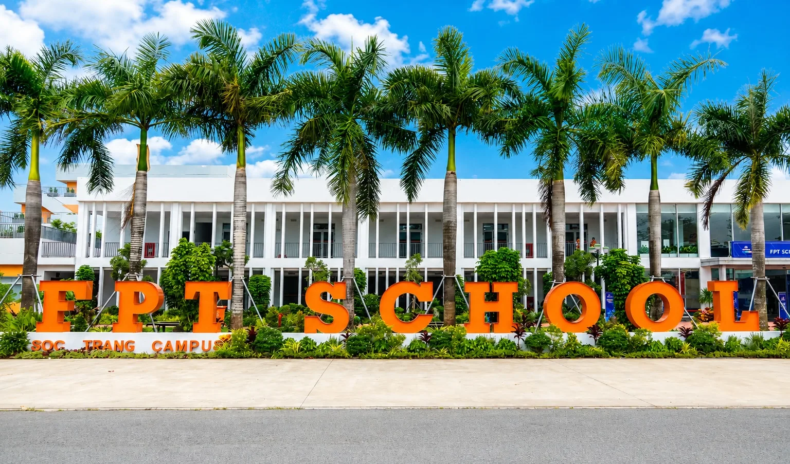 FPT Schools triển khai chương trình Tiền Tiểu học từ năm học 2026 – 2027 - FPT Education Một góc khu vận động, thể thao dành cho học sinh tại FPT School Sóc Trăng