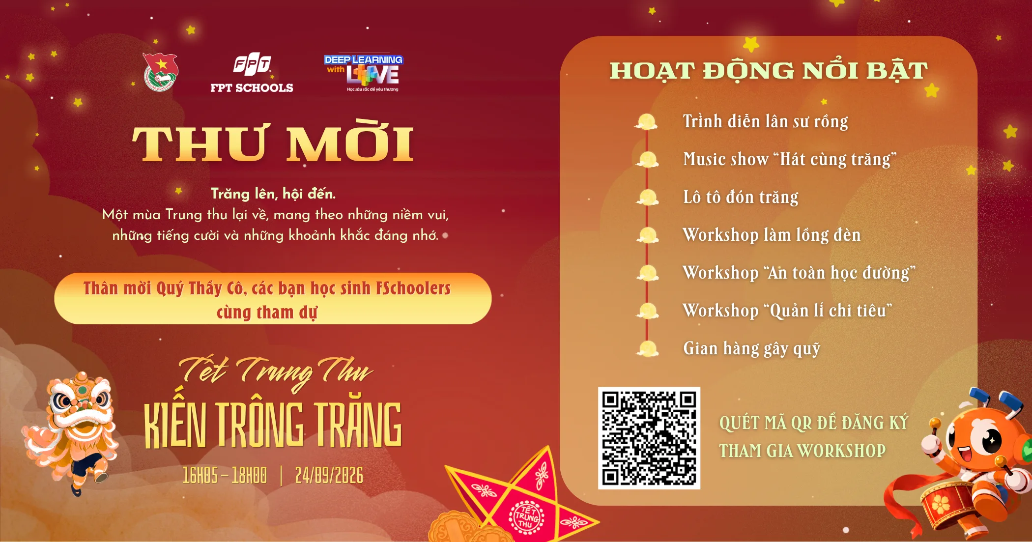 KIẾN TRÔNG TRĂNG 2026: CÙNG FSCHOOLERS ĐÀ NẴNG ĐÓN TẾT TRUNG THU THEO CÁCH RIÊNG | FPT Schools