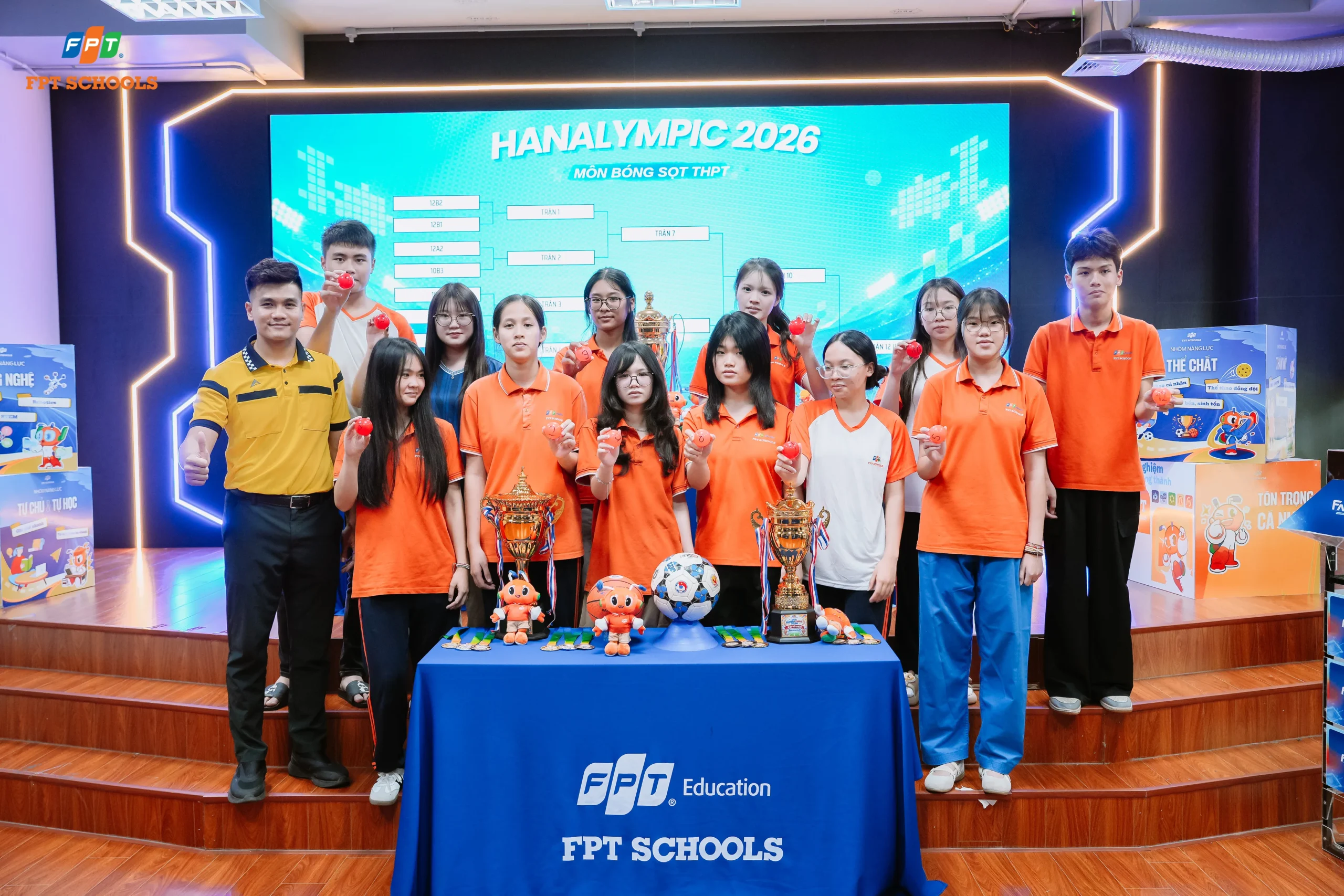 HANALYMPIC 2026 tiếp tục nóng – Học sinh FPT School Hà Nam sẵn sàng cho những trận cầu rực lửa! | FPT Schools