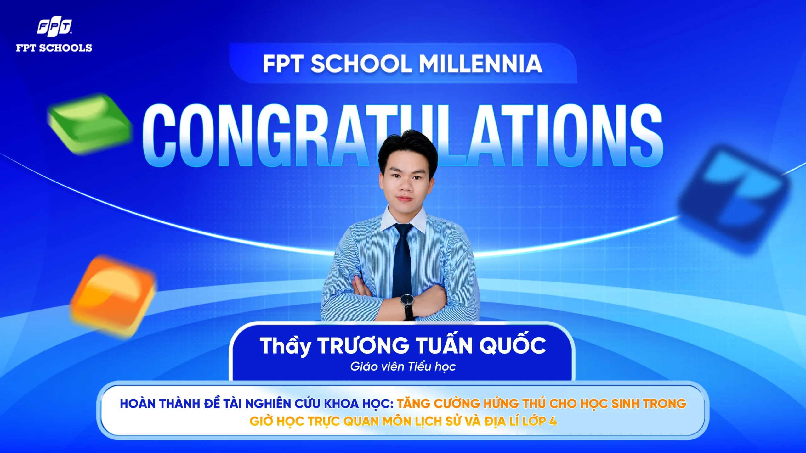 Giáo viên FPT School Millennia nghiên cứu khoa học