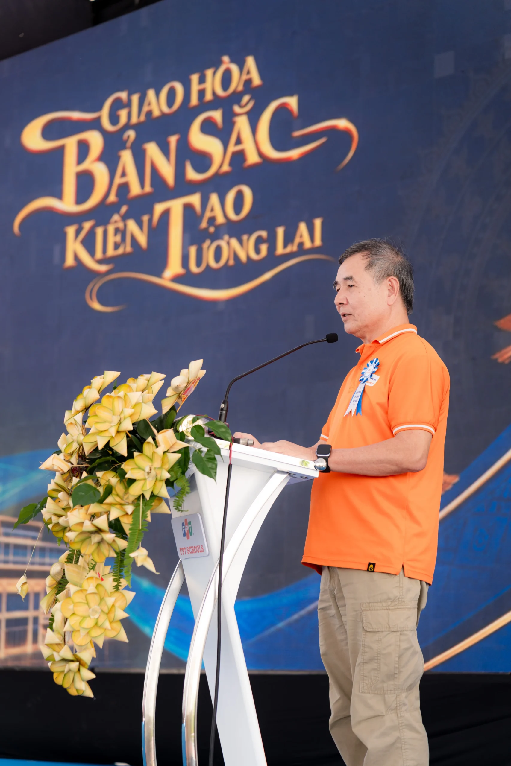 TS Lê Trường Tùng – Chủ tịch Hội đồng trường Trường Đại học FPT phát biểu tại sự kiện