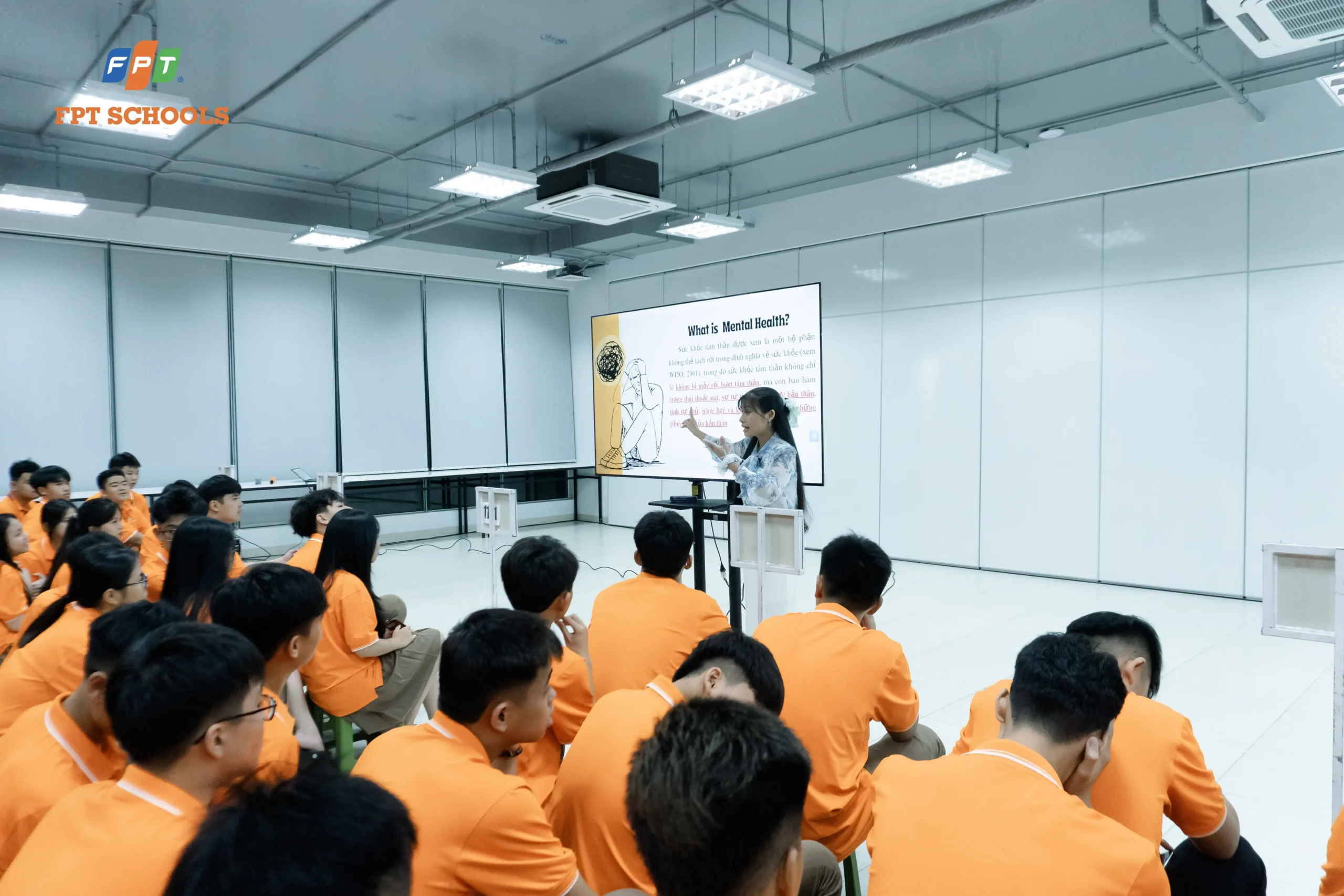 Workshop sức khỏe tinh thần THPT FPT Quy Nhơn dành cho học sinh khối 10