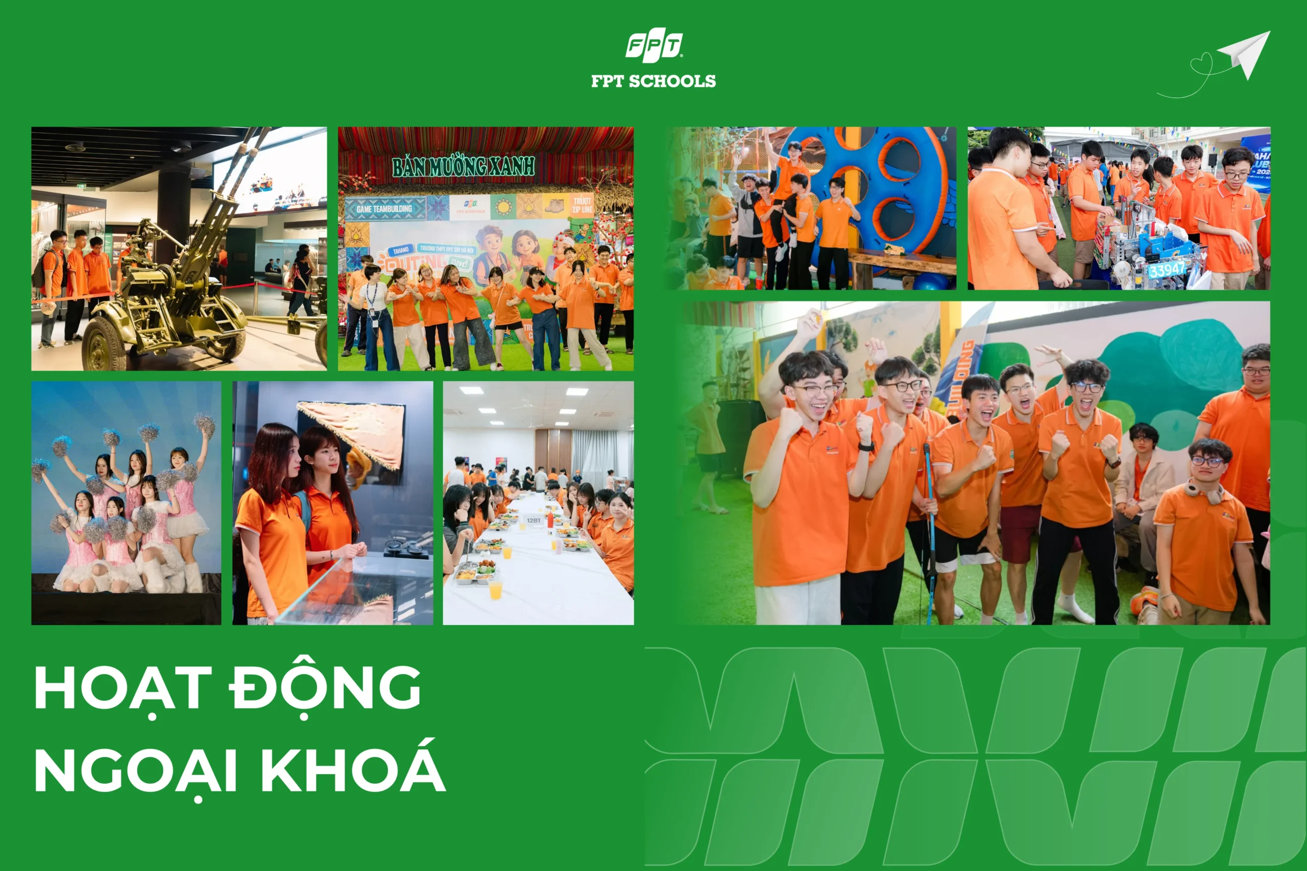 Trường học nhiều trải nghiệm – Học sinh FSchool Tây Hà Nội học từ lớp học đến đời sống - FPT Education Khoảnh khắc hào hứng trong hoạt động dã ngoại với những trò chơi vận động và thử thách đồng đội