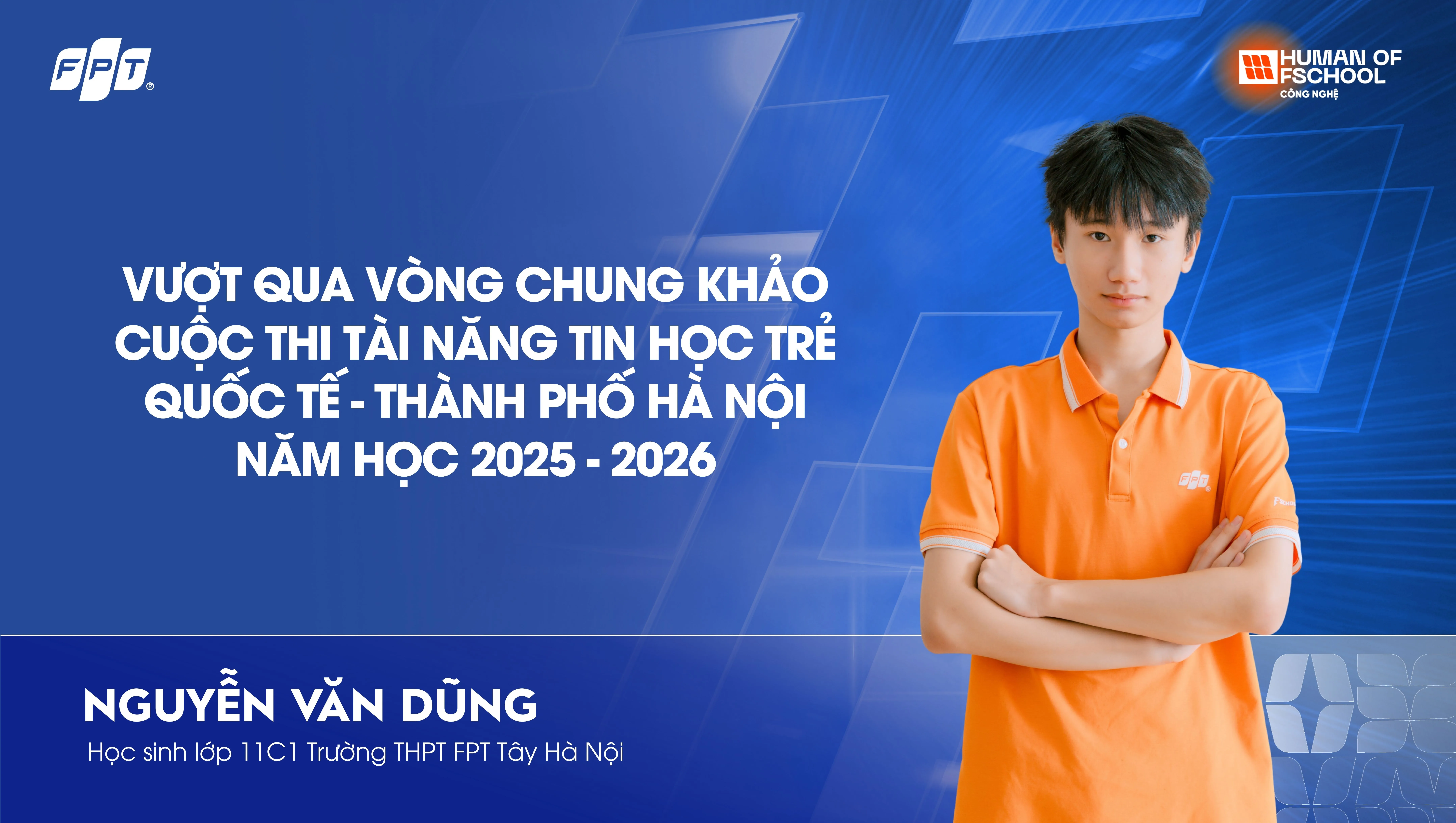 Học sinh FSchool Tây Hà Nội ghi dấu ấn tại Cuộc thi Tài năng Tin học trẻ Quốc tế | FPT Schools