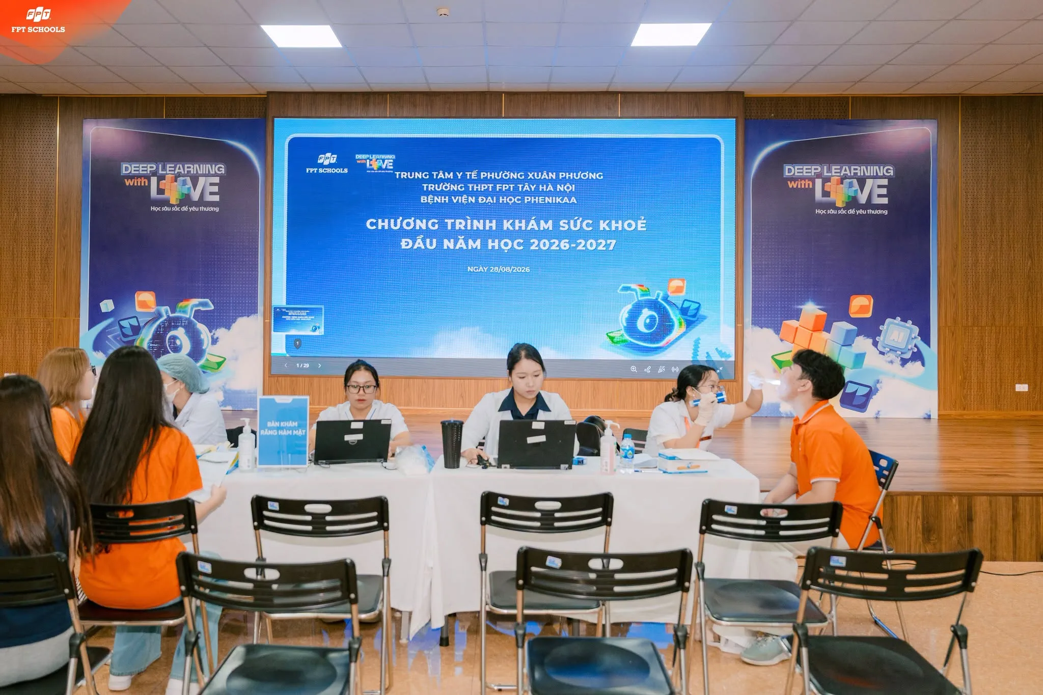 Chương trình khám sức khoẻ đầu năm học 2026-2027